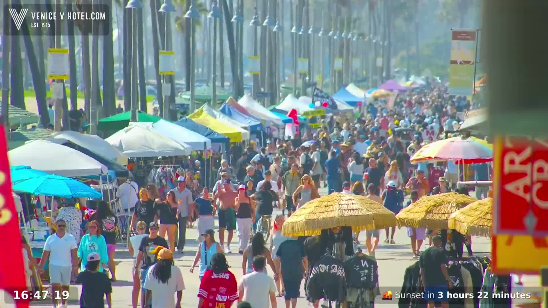 Venice Beach Live Cam - Los Angeles, California, USA