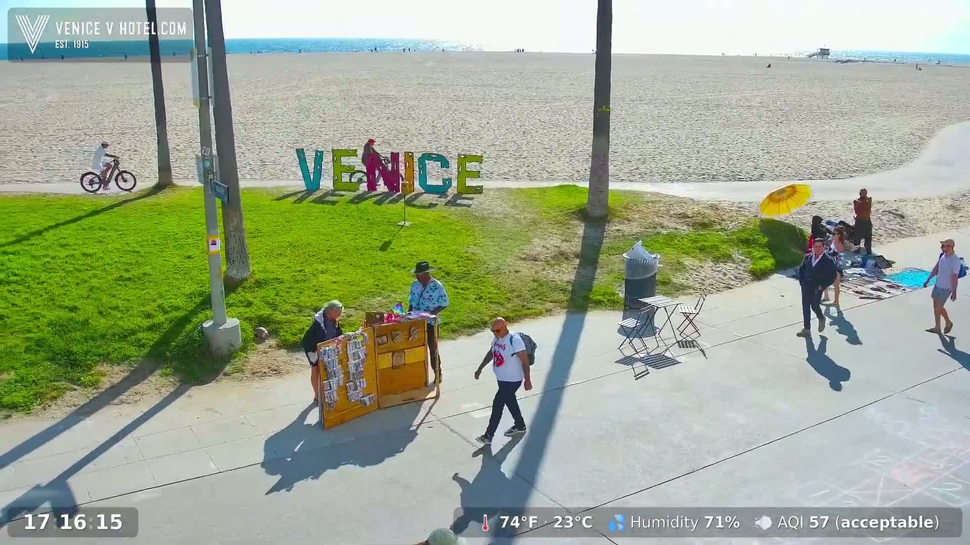Venice Beach Live Cam - Los Angeles, California, USA