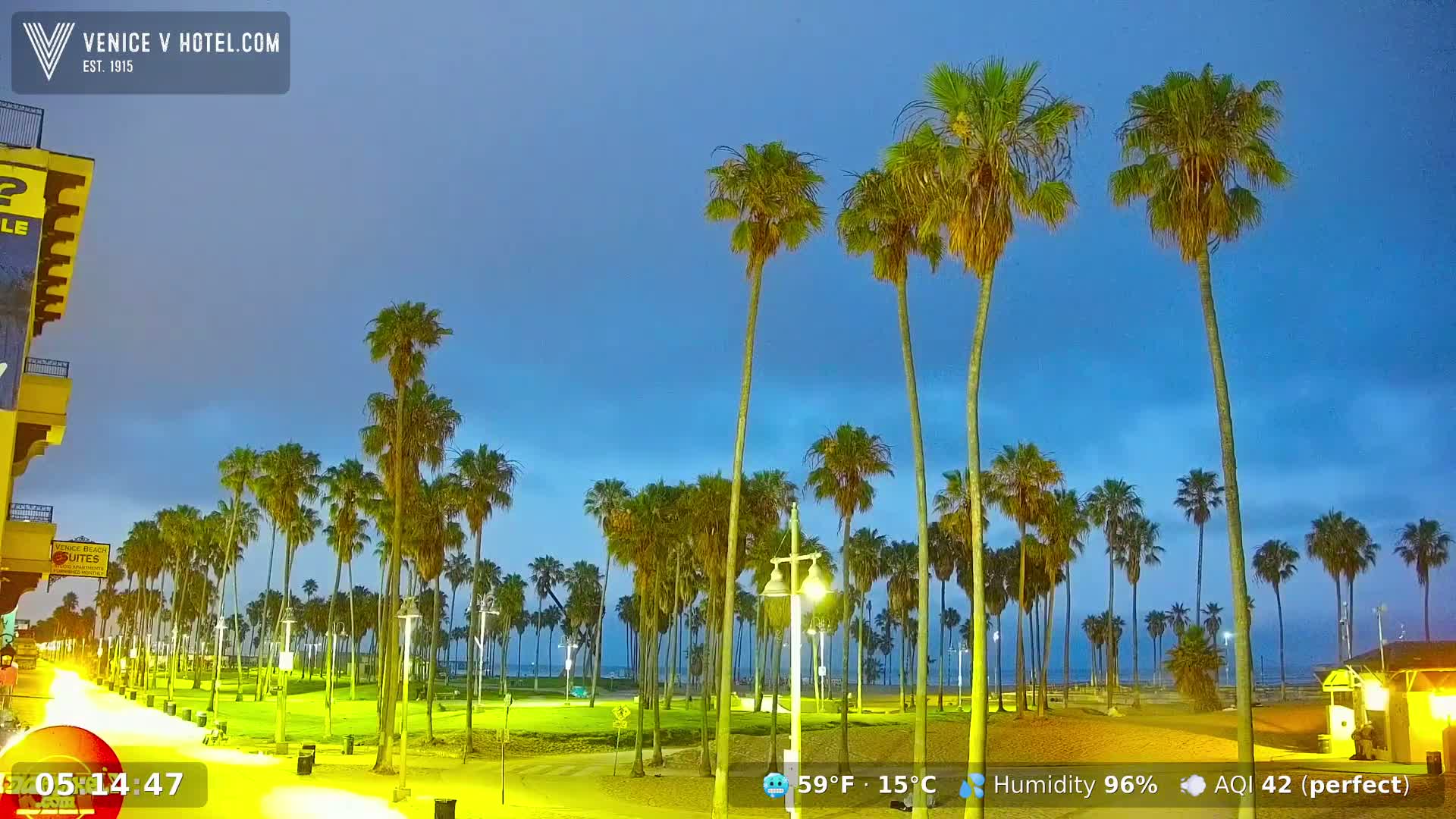 Venice Beach Live Cam - Los Angeles, California, USA