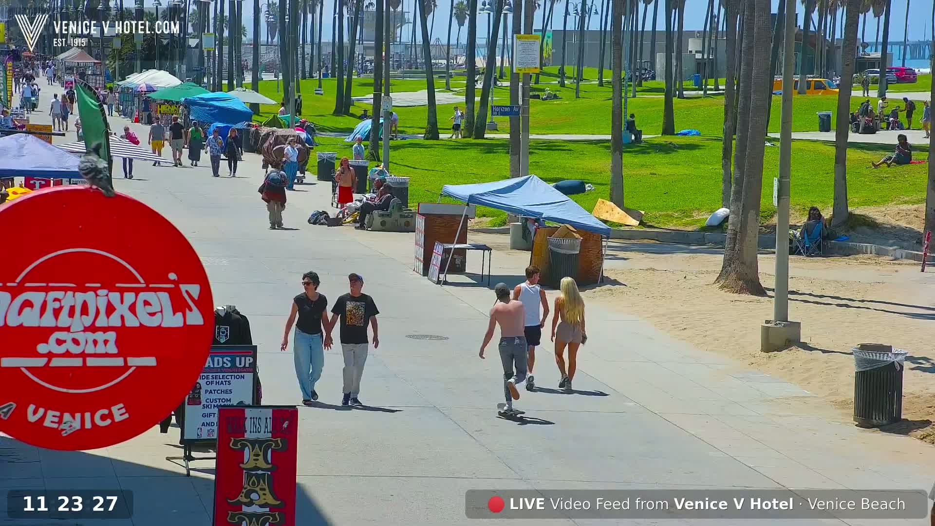 Venice Beach Live Cam - Los Angeles, California, USA