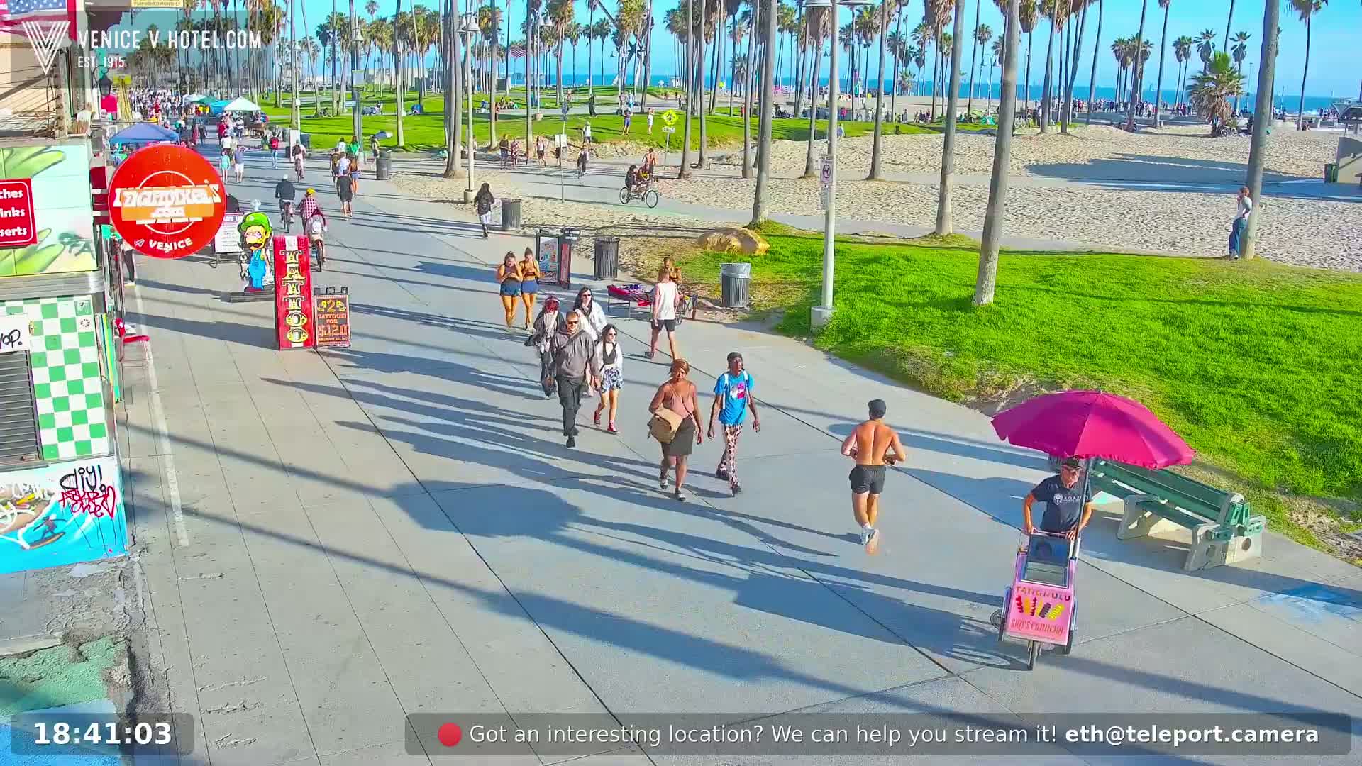 Venice Beach Live Cam - Los Angeles, California, USA