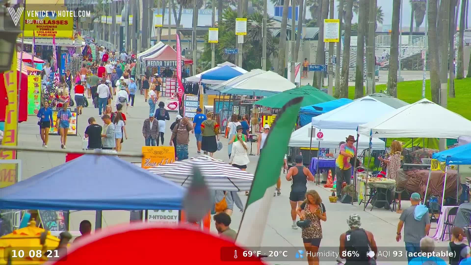 Venice Beach Live Cam - Los Angeles, California, USA