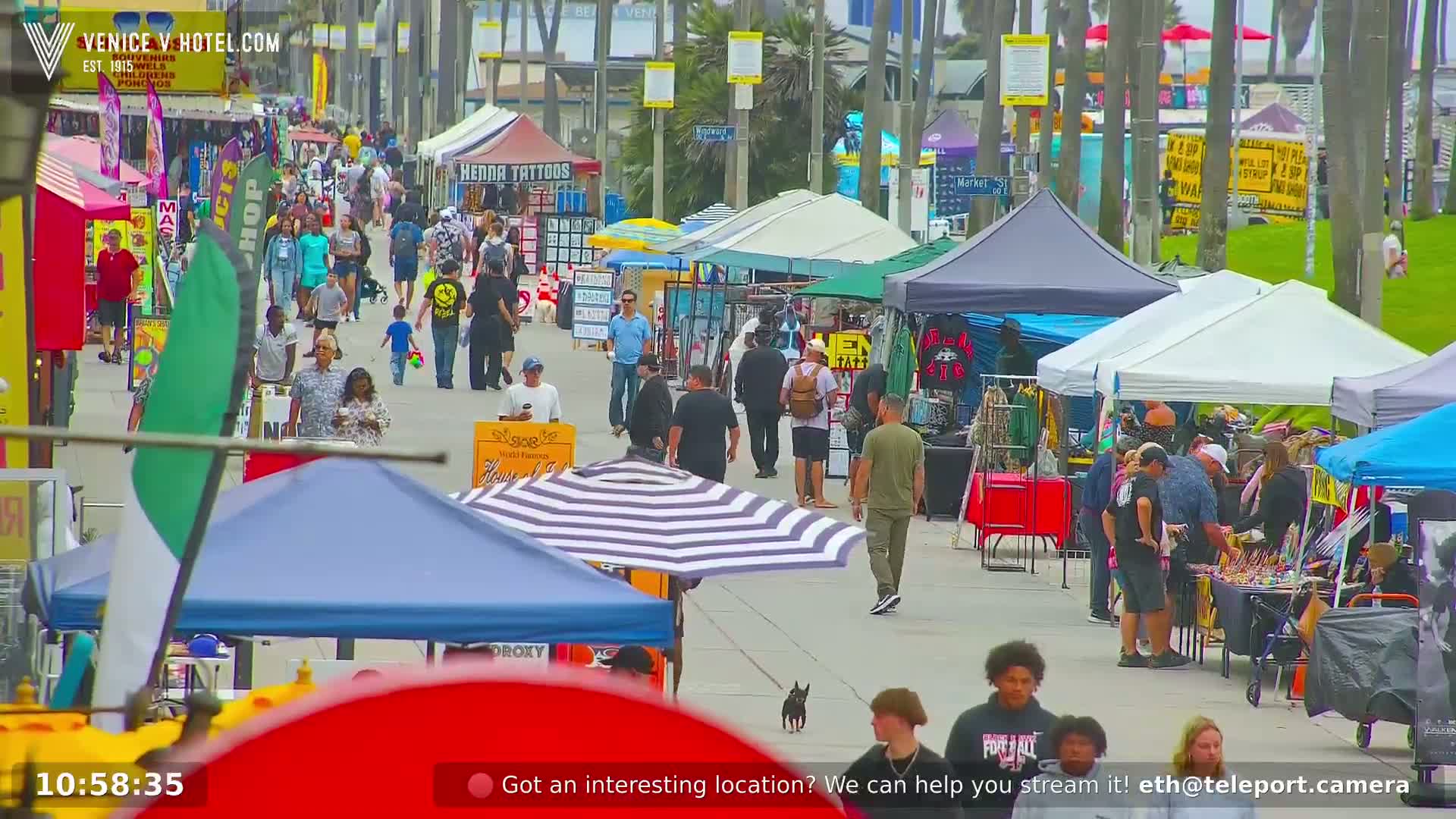 Venice Beach Live Cam - Los Angeles, California, USA