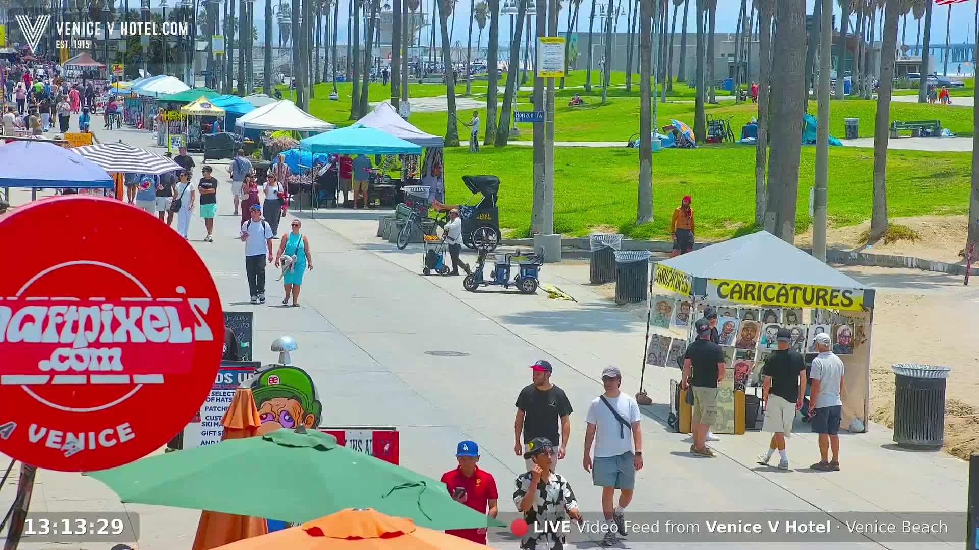 Venice Beach Live Cam - Los Angeles, California, USA