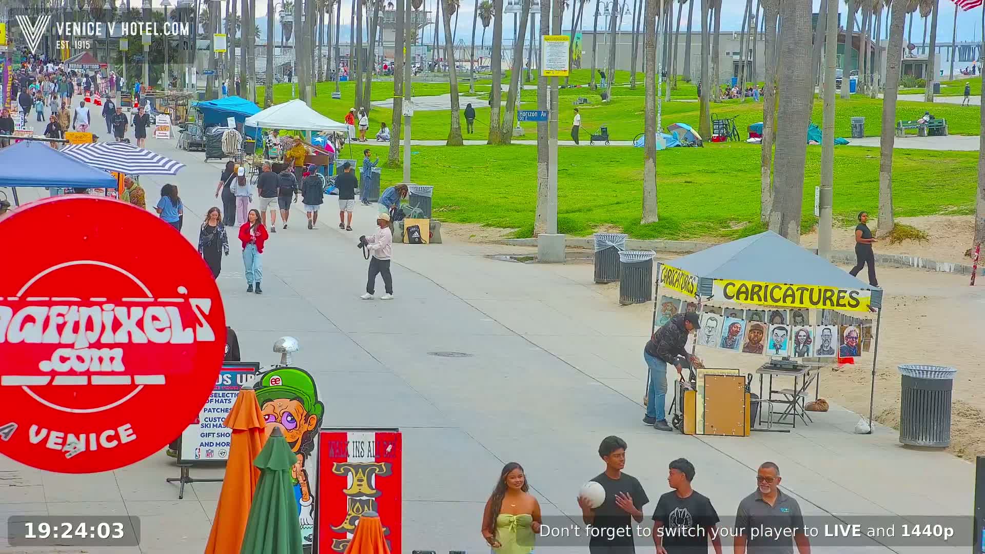Venice Beach Live Cam - Los Angeles, California, USA