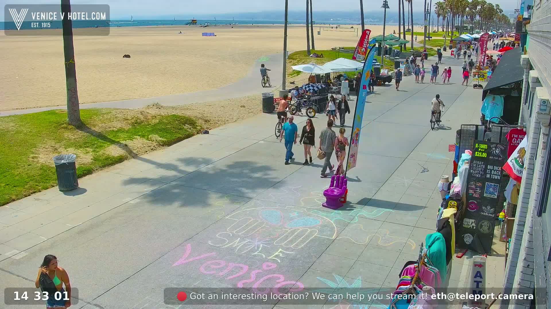 Venice Beach Live Cam - Los Angeles, California, USA