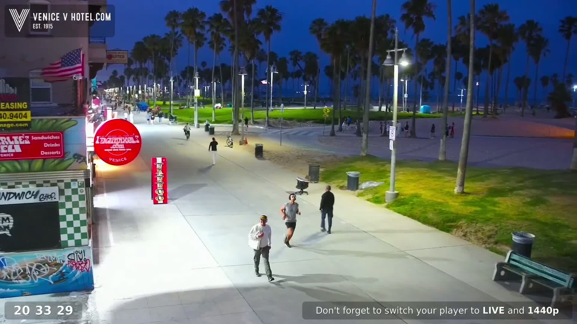 Venice Beach Live Cam - Los Angeles, California, USA