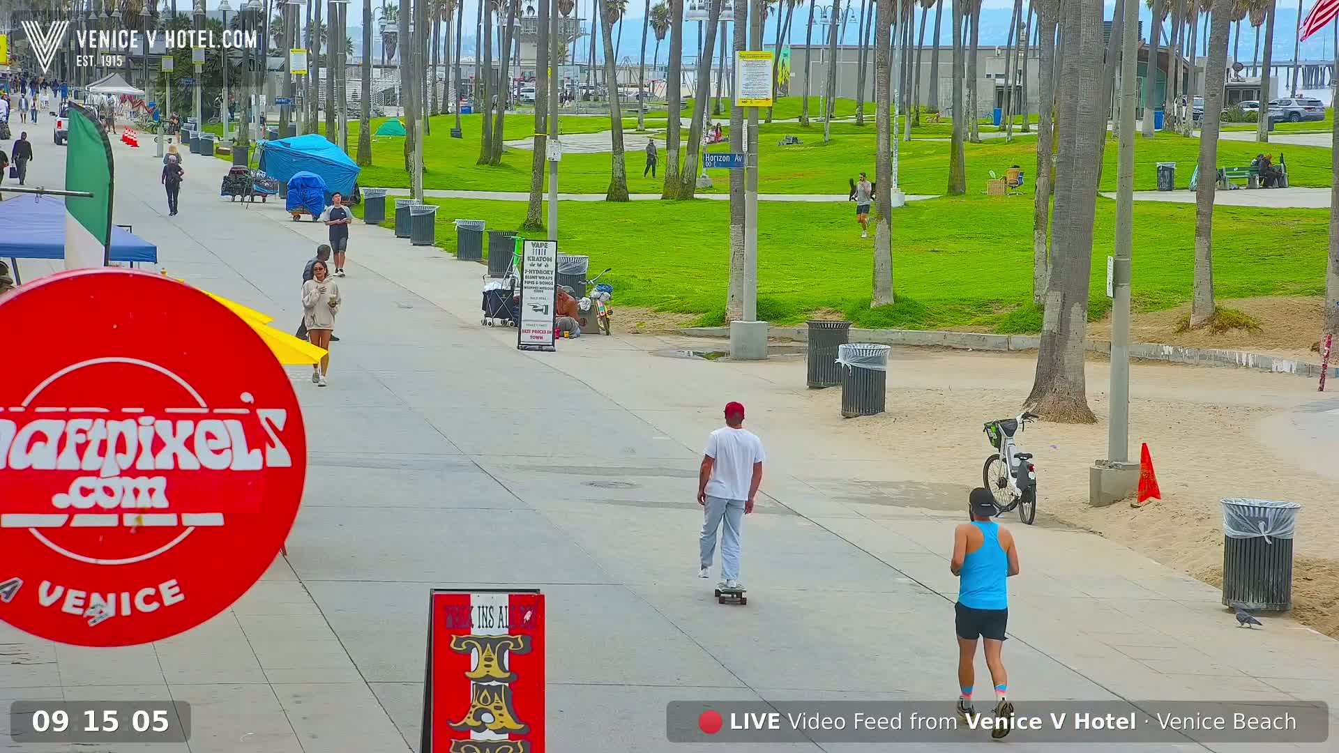 Venice Beach Live Cam - Los Angeles, California, USA