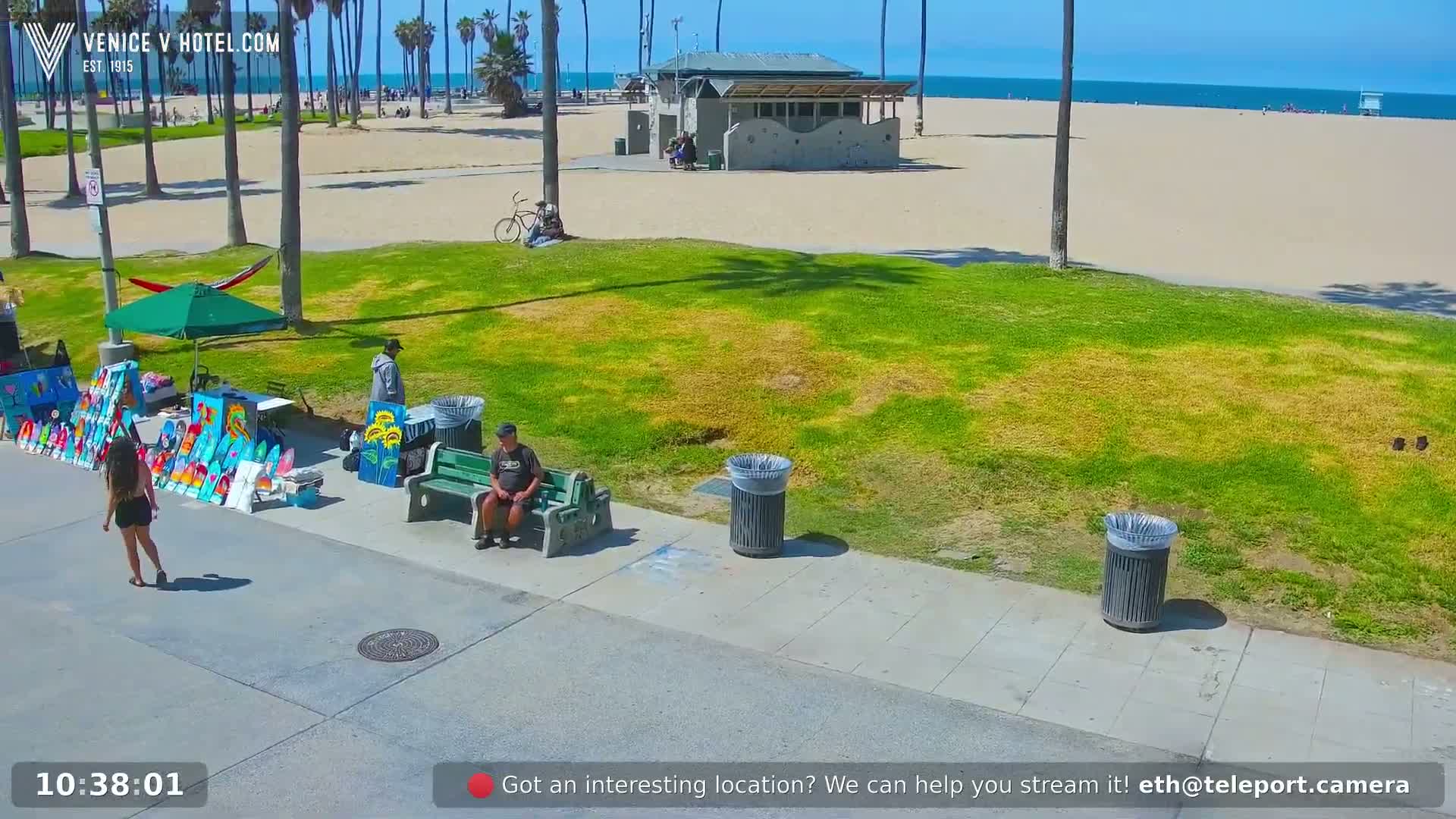 Venice Beach Live Cam - Los Angeles, California, USA