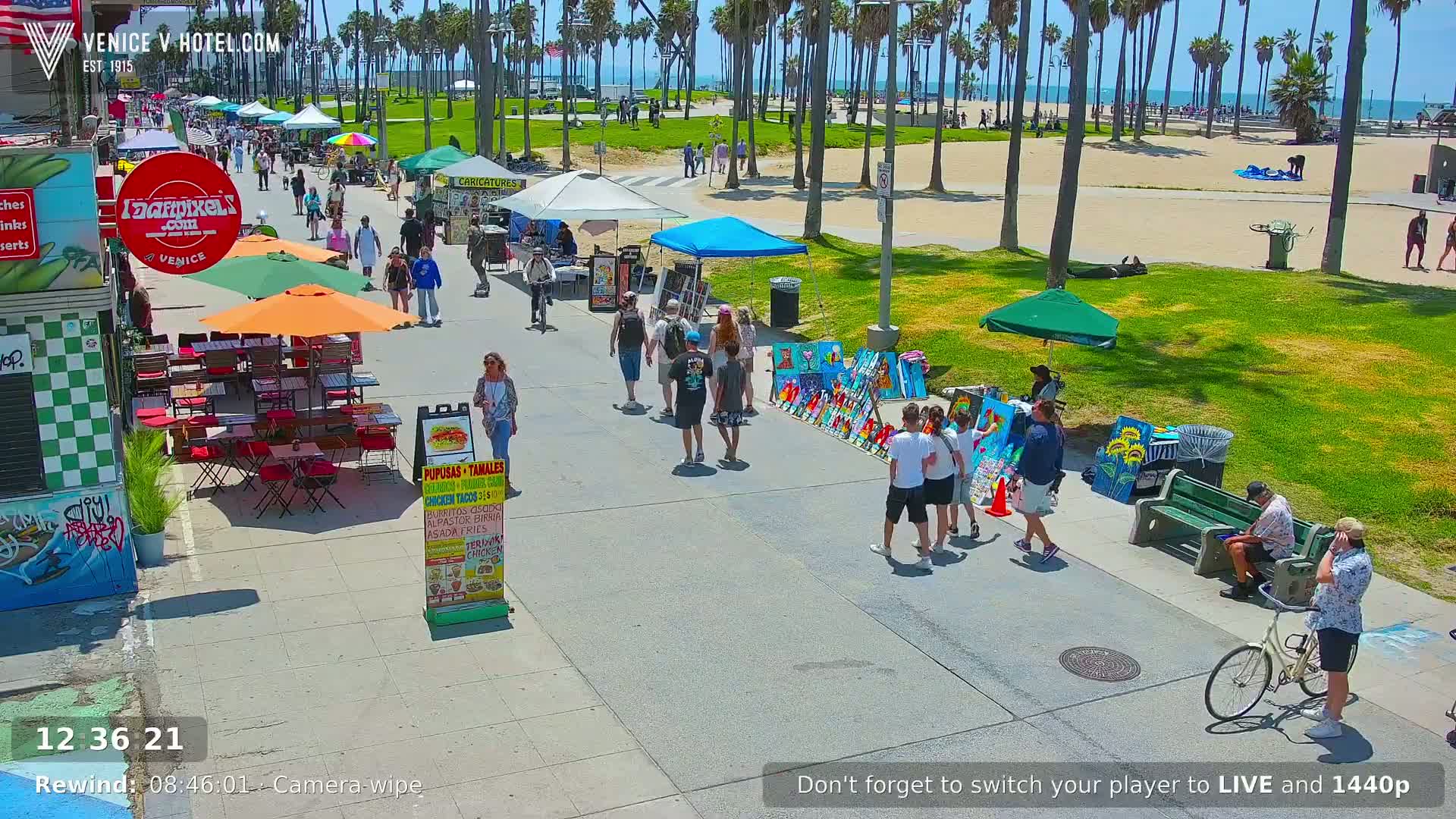 Venice Beach Live Cam - Los Angeles, California, USA