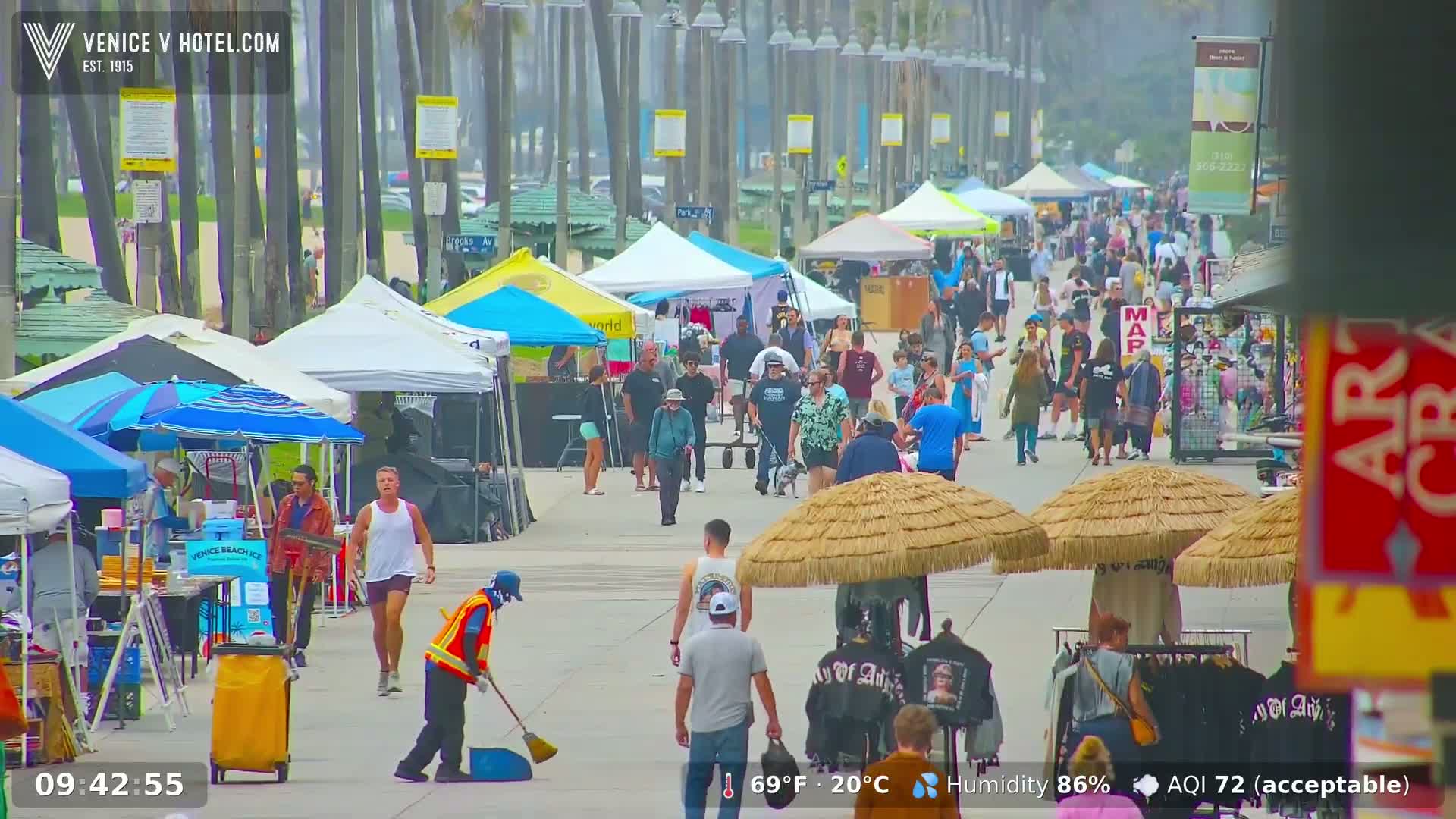 Venice Beach Live Cam - Los Angeles, California, USA