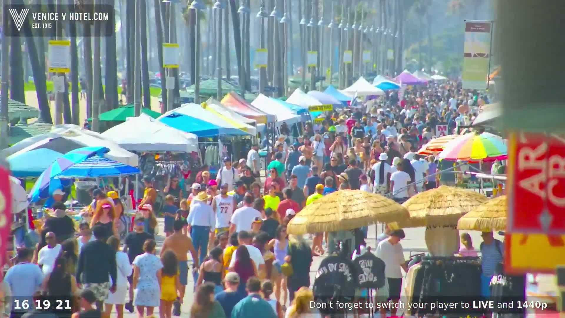 Venice Beach Live Cam - Los Angeles, California, USA