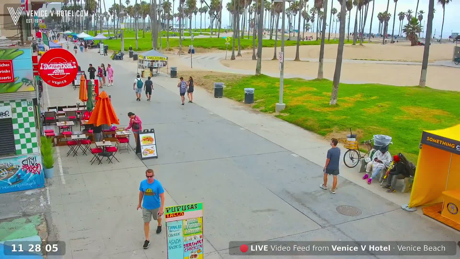 Venice Beach Live Cam - Los Angeles, California, USA