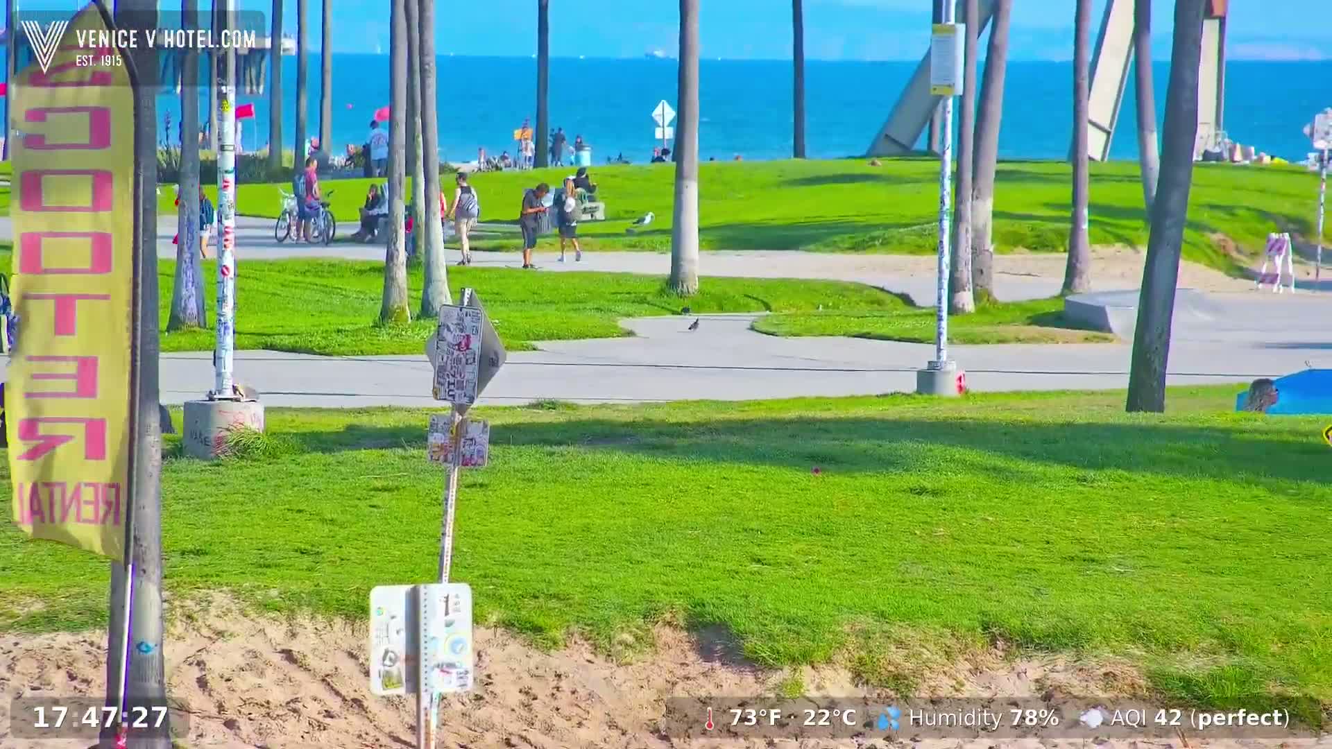 Venice Beach Live Cam - Los Angeles, California, USA