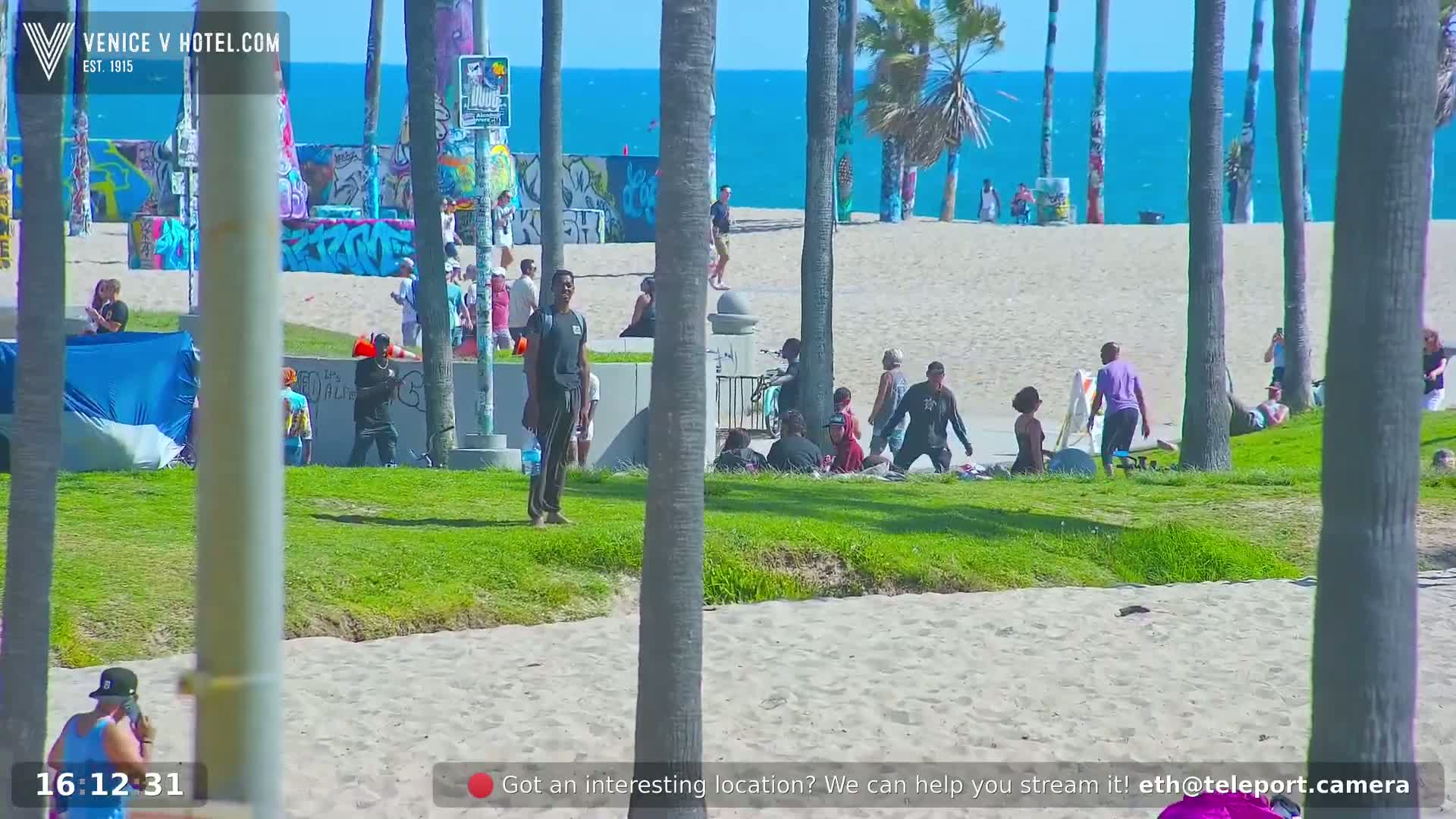 Venice Beach Live Cam - Los Angeles, California, USA