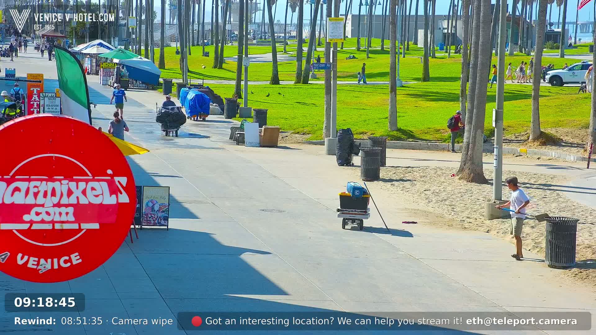 Venice Beach Live Cam - Los Angeles, California, USA