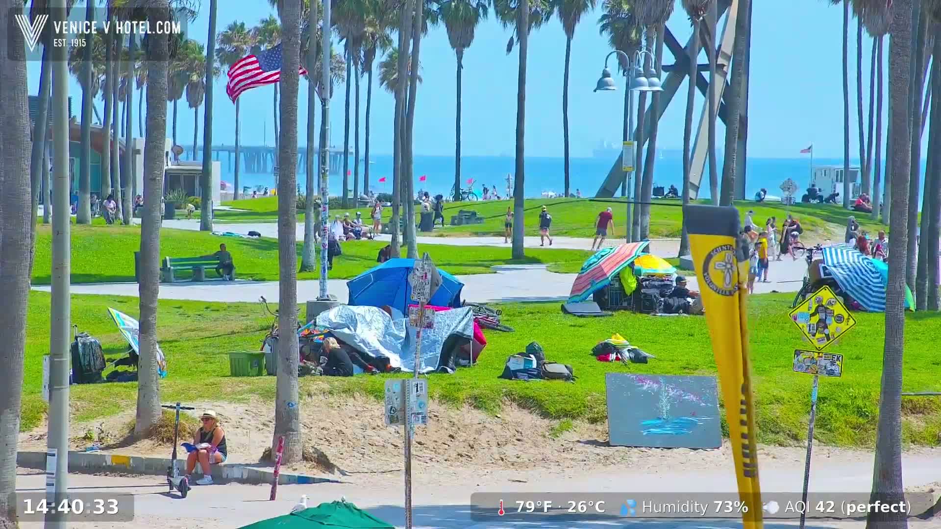 Venice Beach Live Cam - Los Angeles, California, USA