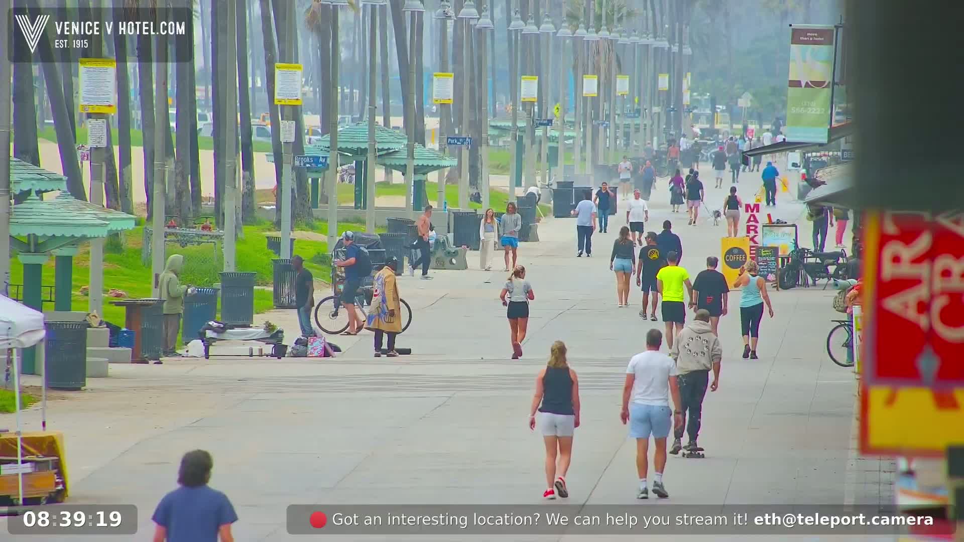 Venice Beach Live Cam - Los Angeles, California, USA