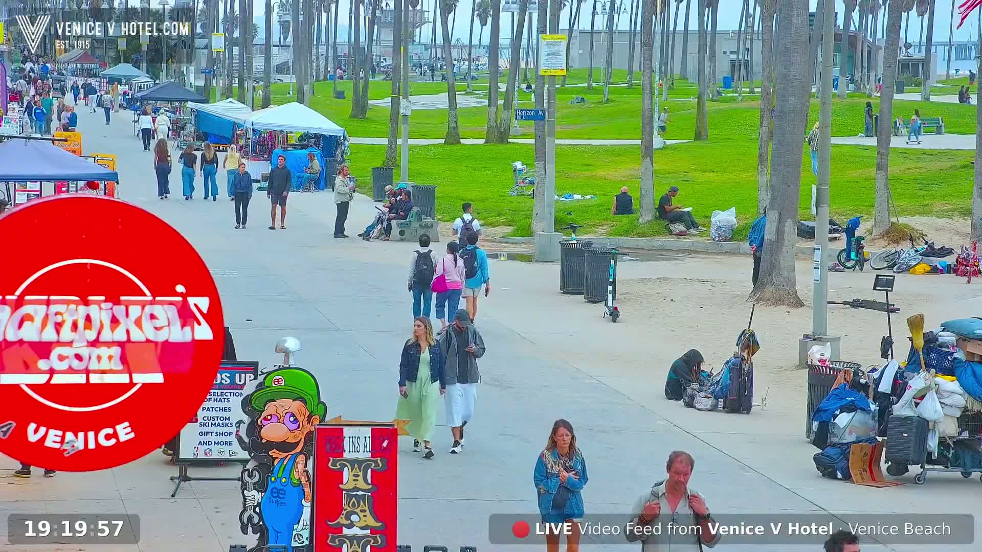 Venice Beach Live Cam - Los Angeles, California, USA