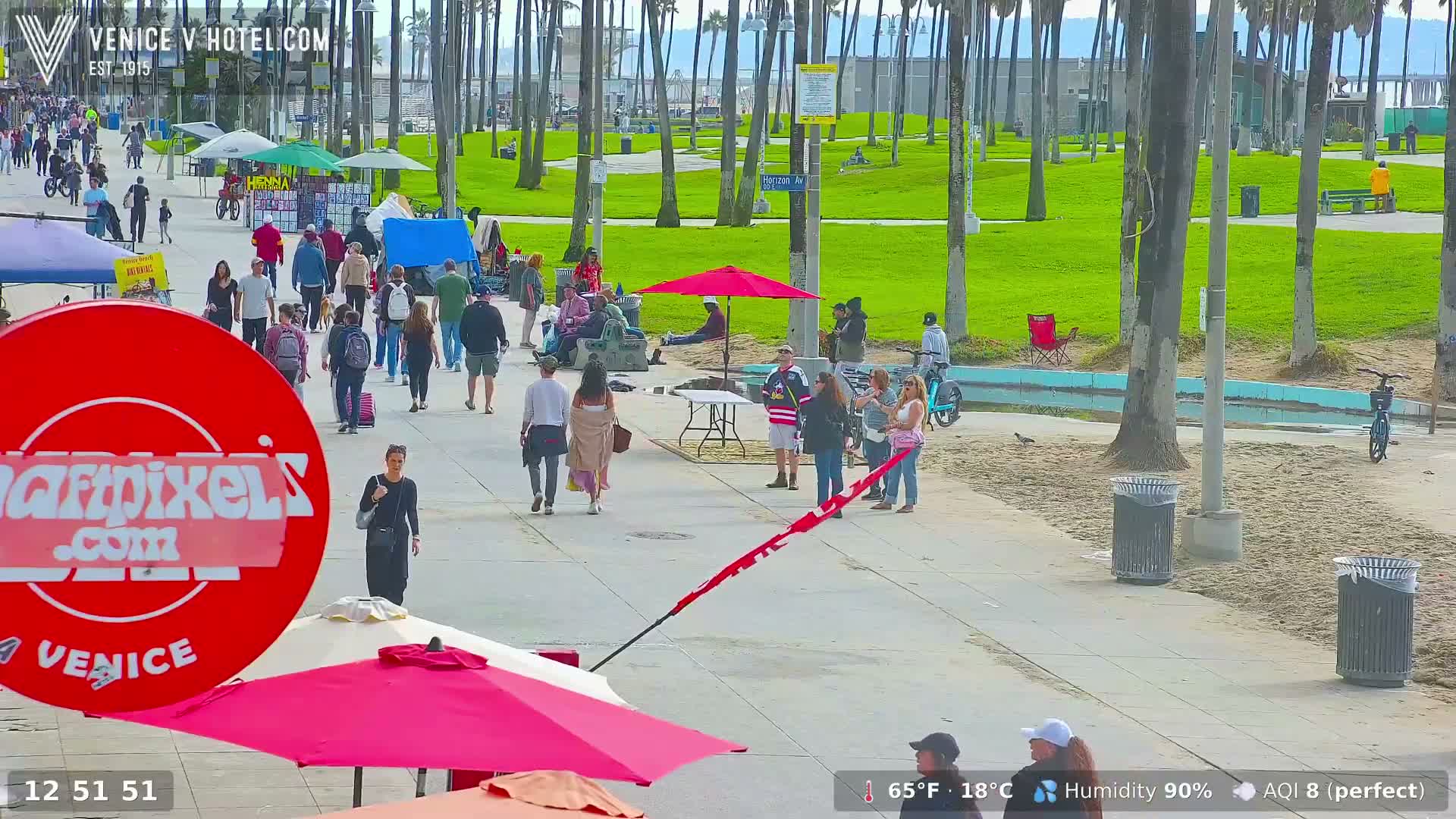 Venice Beach Live Cam - Los Angeles, California, USA