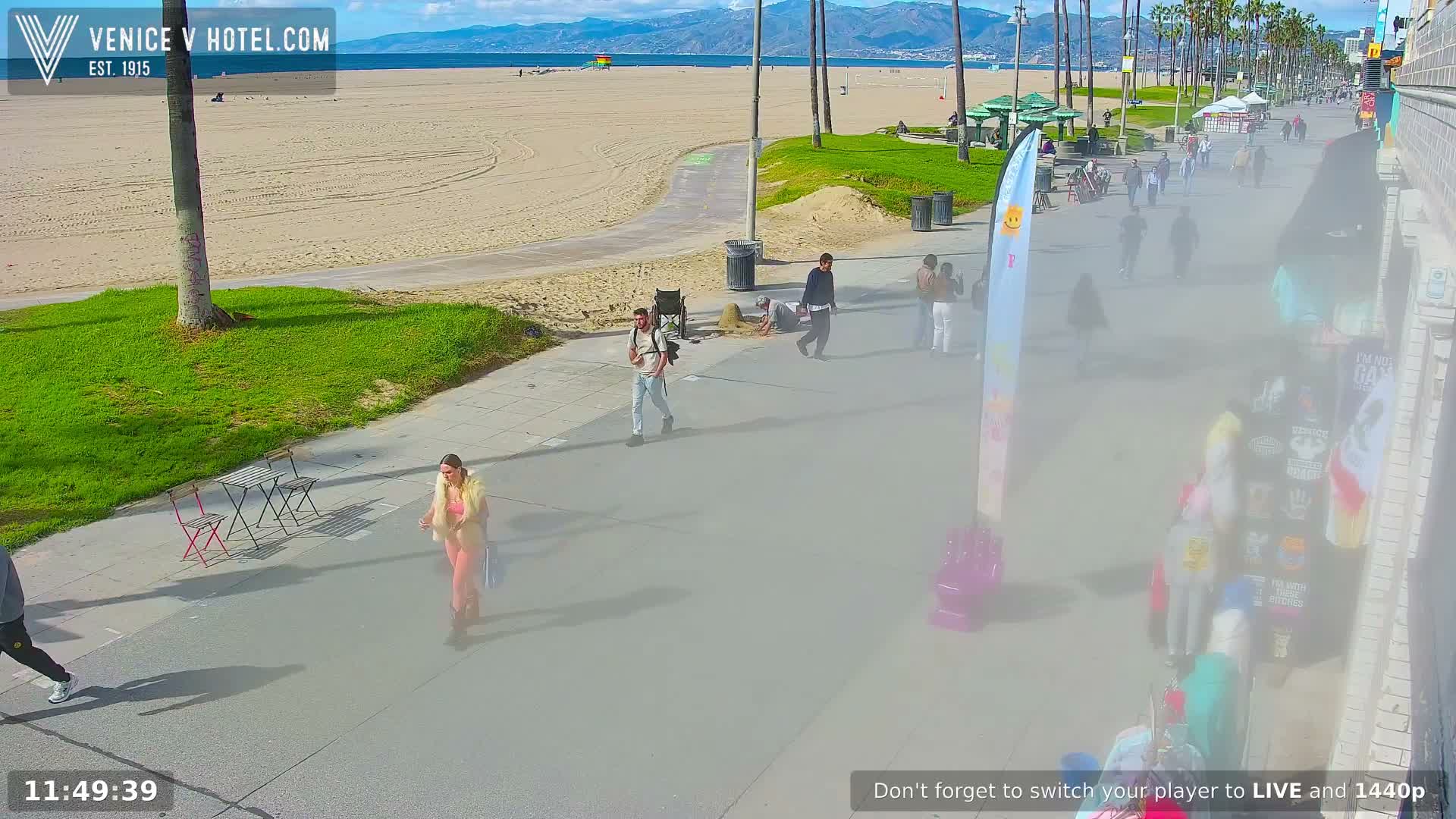 Venice Beach Live Cam - Los Angeles, California, USA