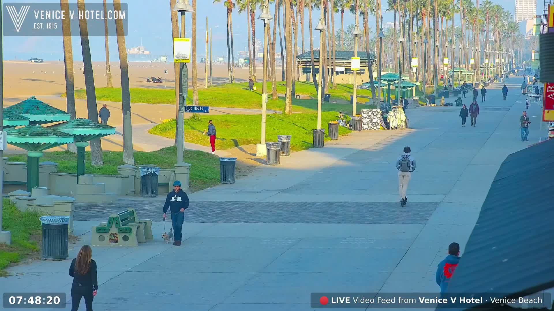 Venice Beach Live Cam - Los Angeles, California, USA