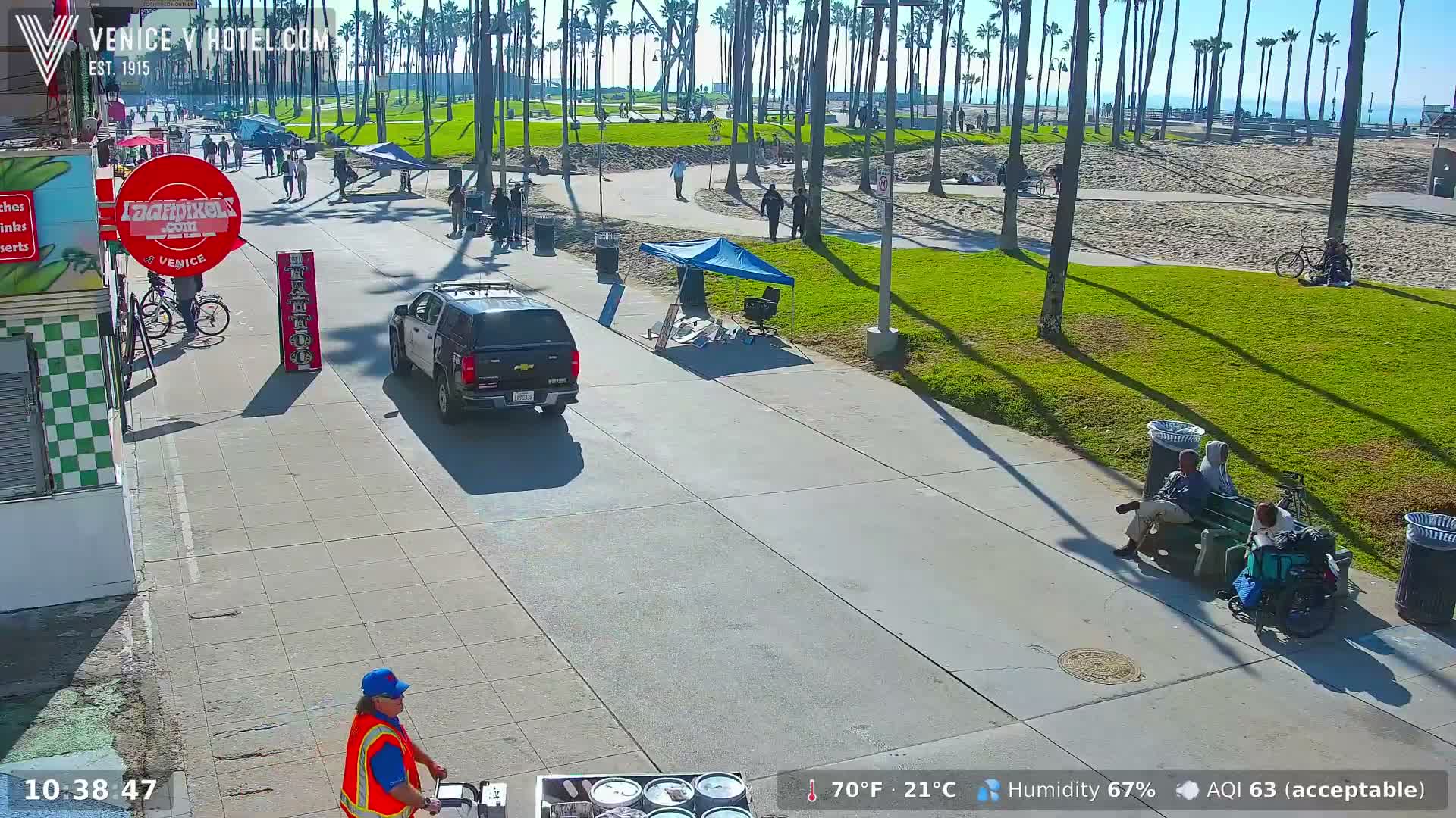 Venice Beach Live Cam - Los Angeles, California, USA
