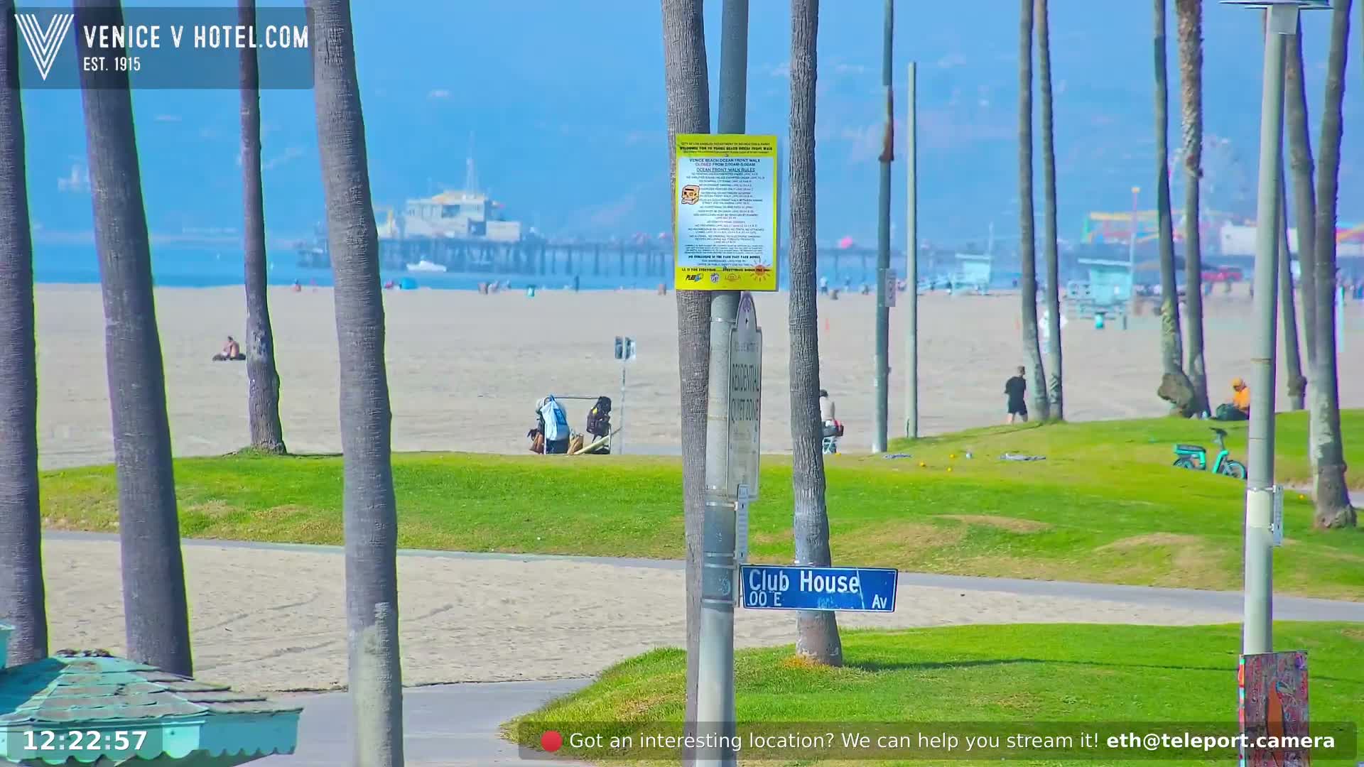 Venice Beach Live Cam - Los Angeles, California, USA