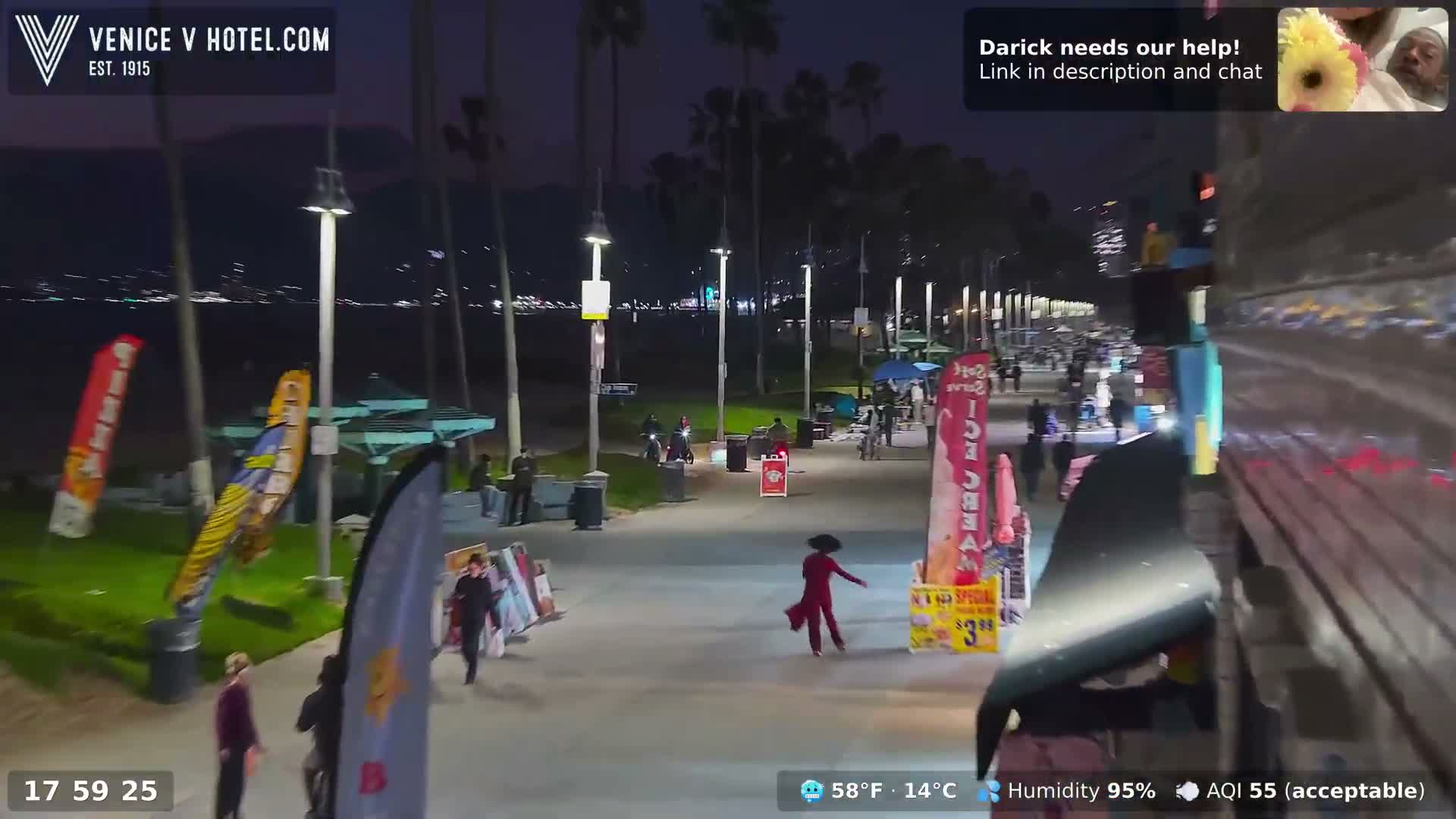 Venice Beach Live Cam - Los Angeles, California, USA