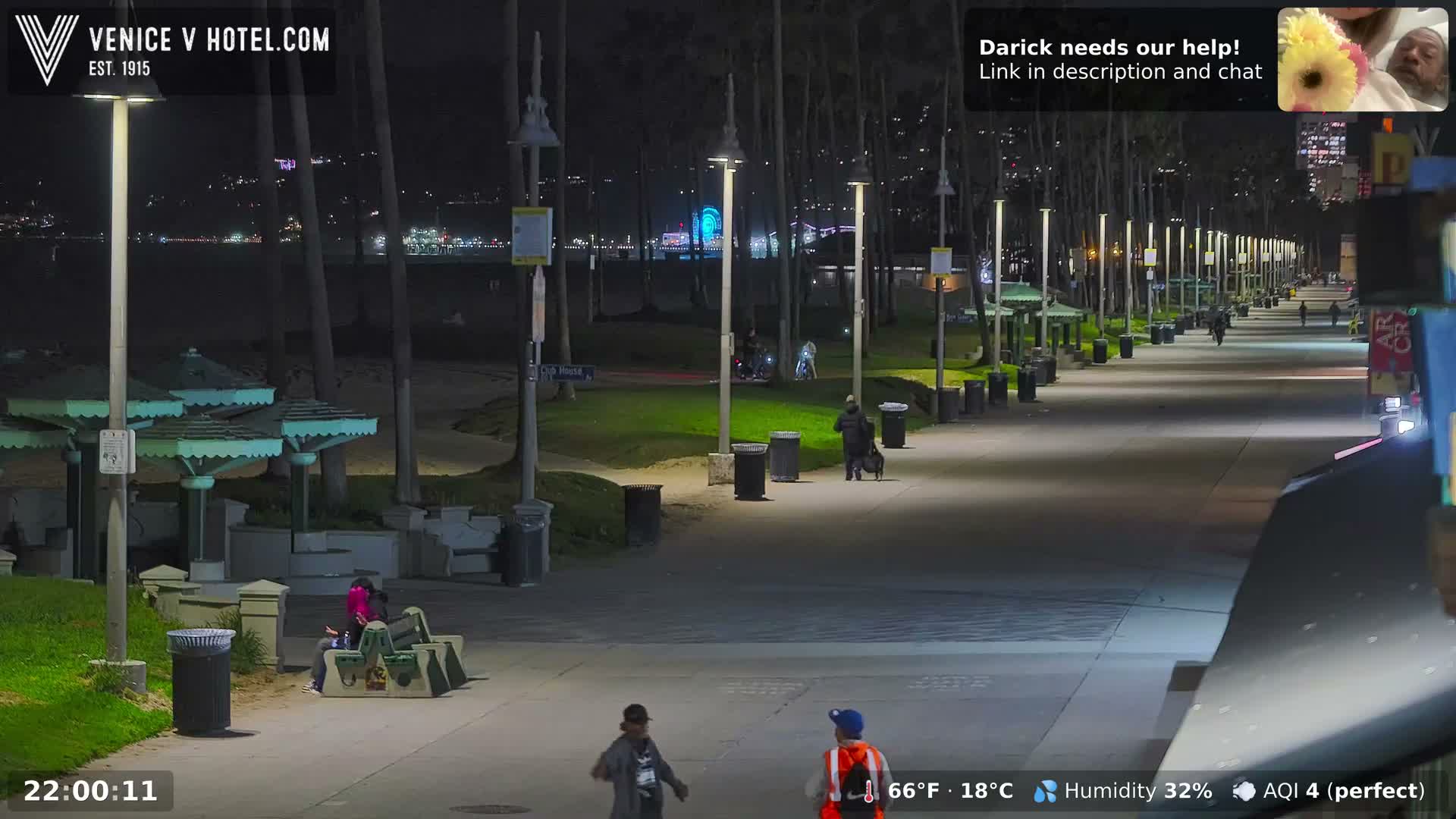Venice Beach Live Cam - Los Angeles, California, USA