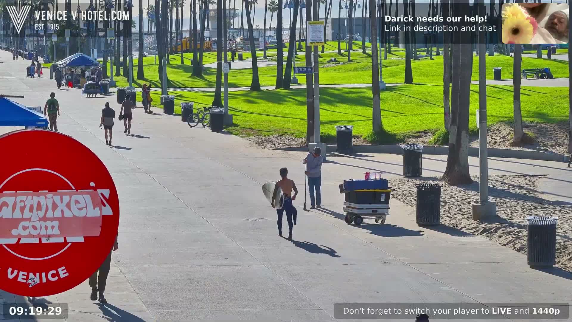 Venice Beach Live Cam - Los Angeles, California, USA
