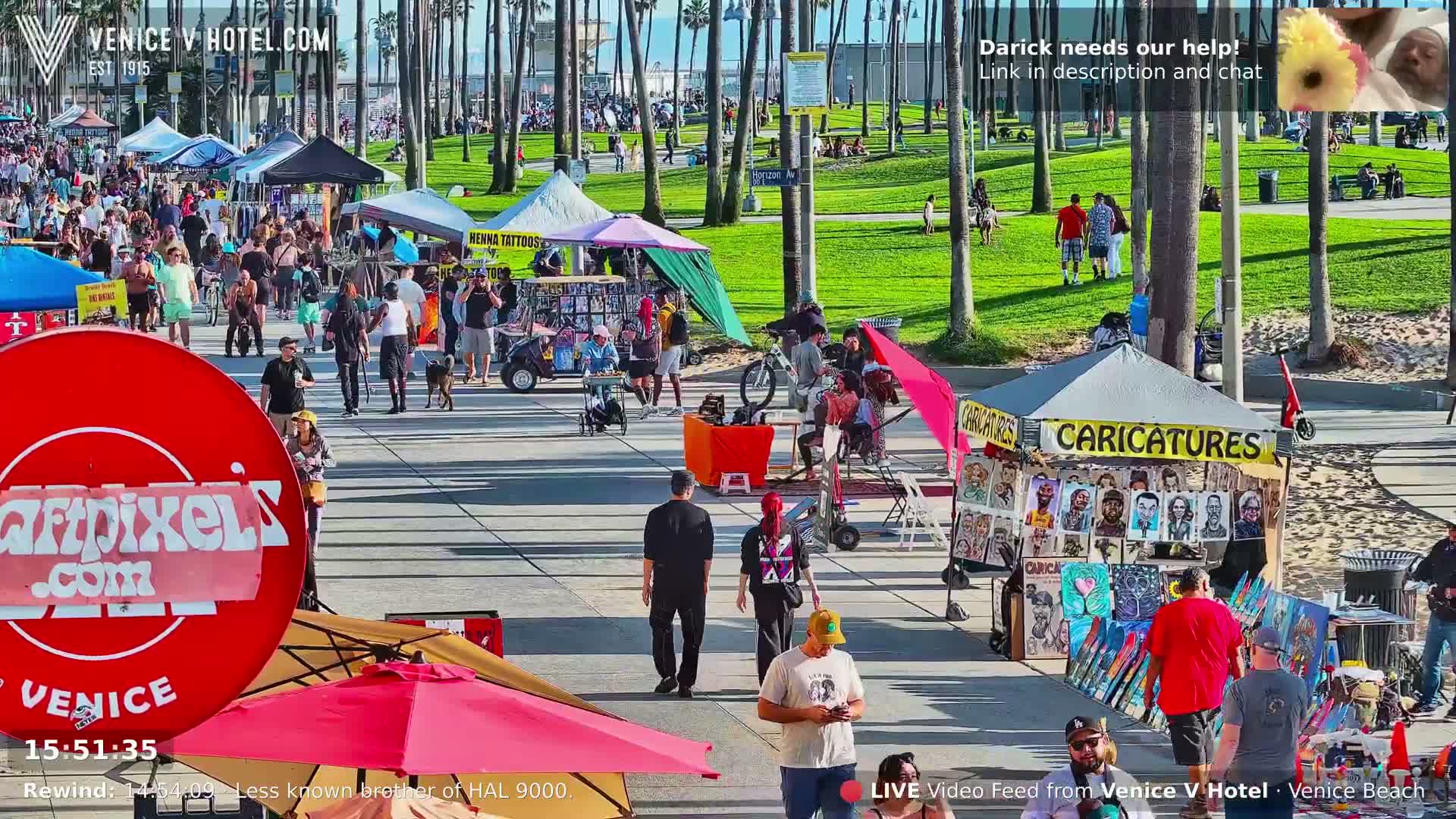 Venice Beach Live Cam - Los Angeles, California, USA