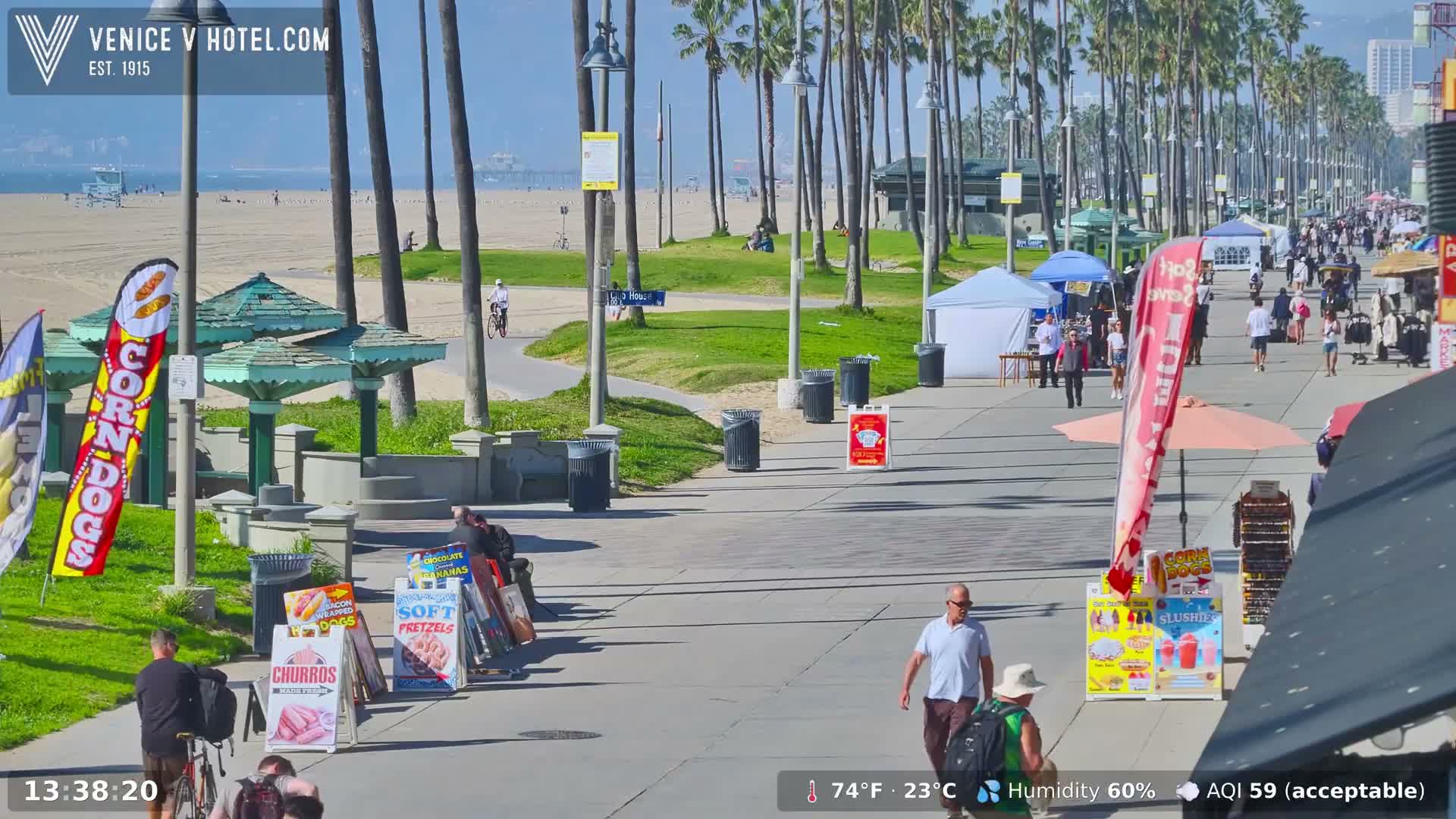 Venice Beach Live Cam - Los Angeles, California, USA