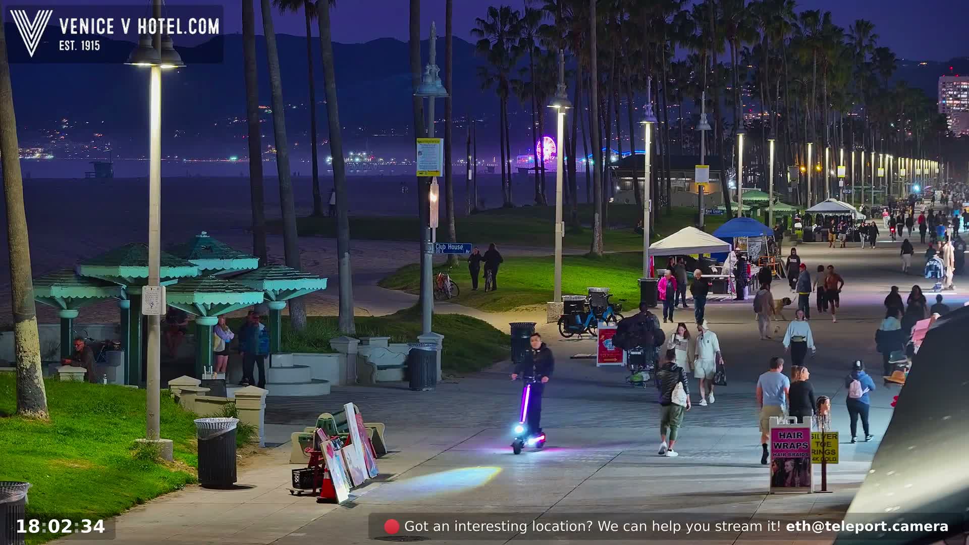 Venice Beach Live Cam - Los Angeles, California, USA