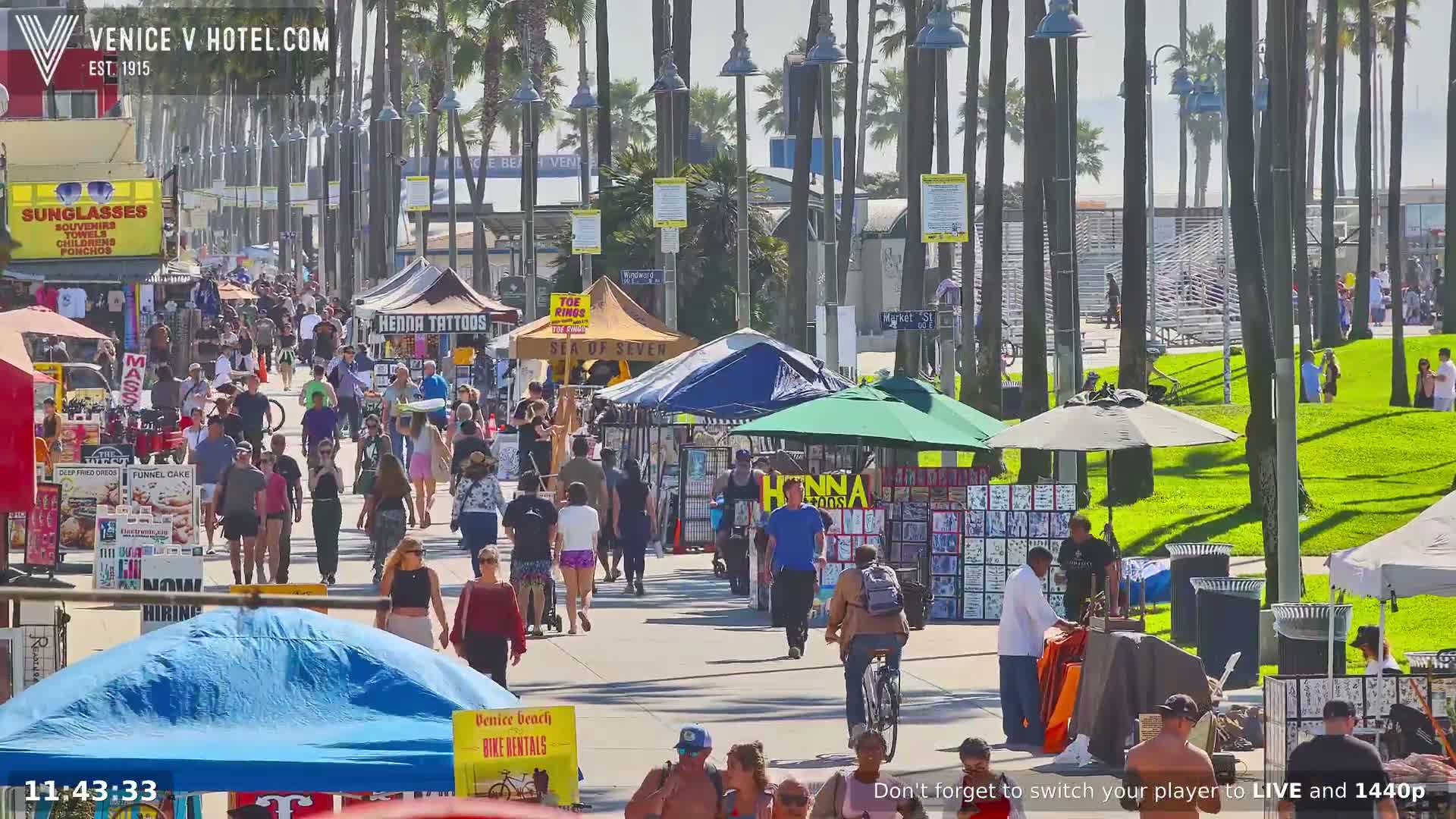 Venice Beach Live Cam - Los Angeles, California, USA