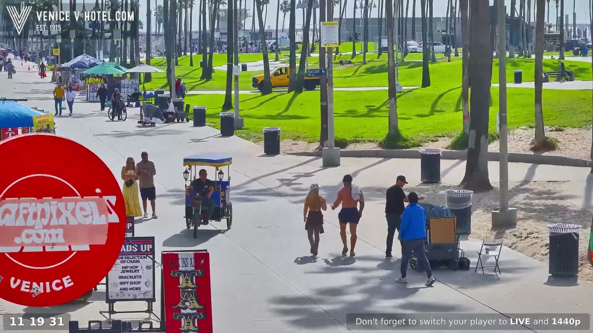 Venice Beach Live Cam - Los Angeles, California, USA