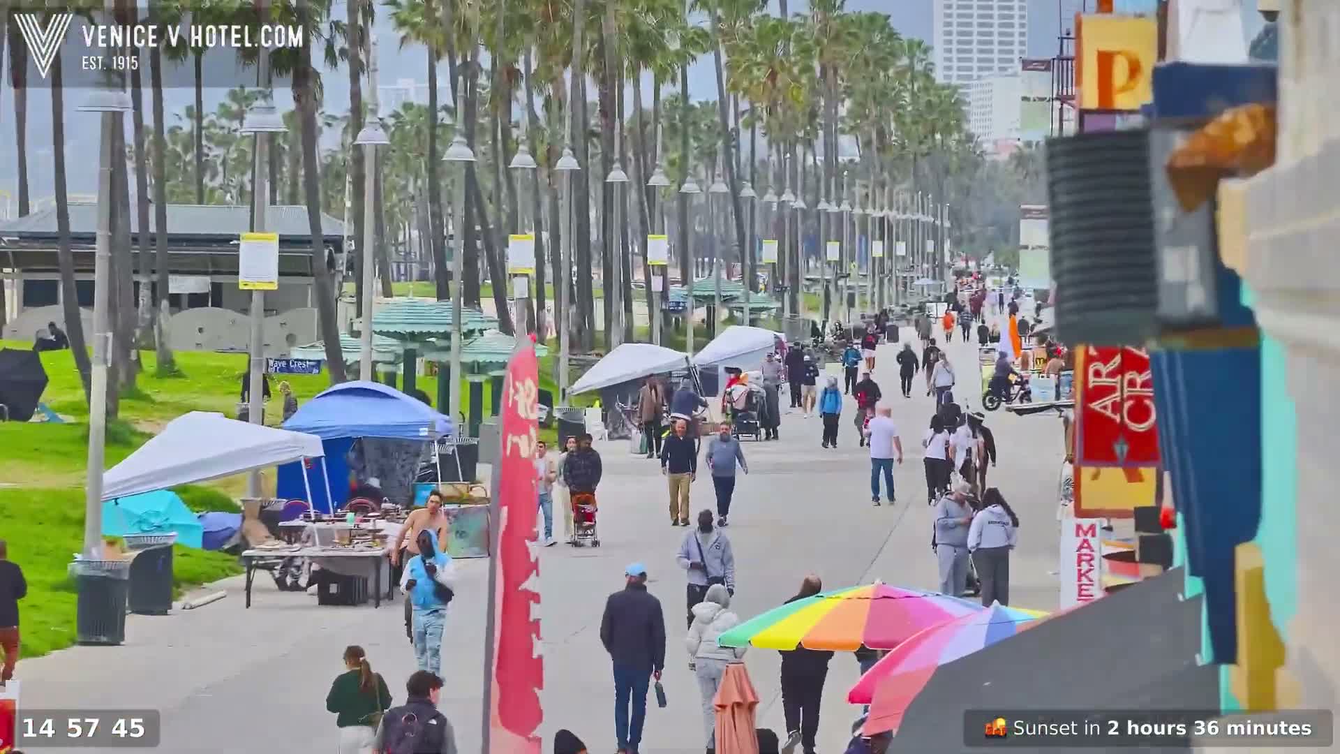 Venice Beach Live Cam - Los Angeles, California, USA