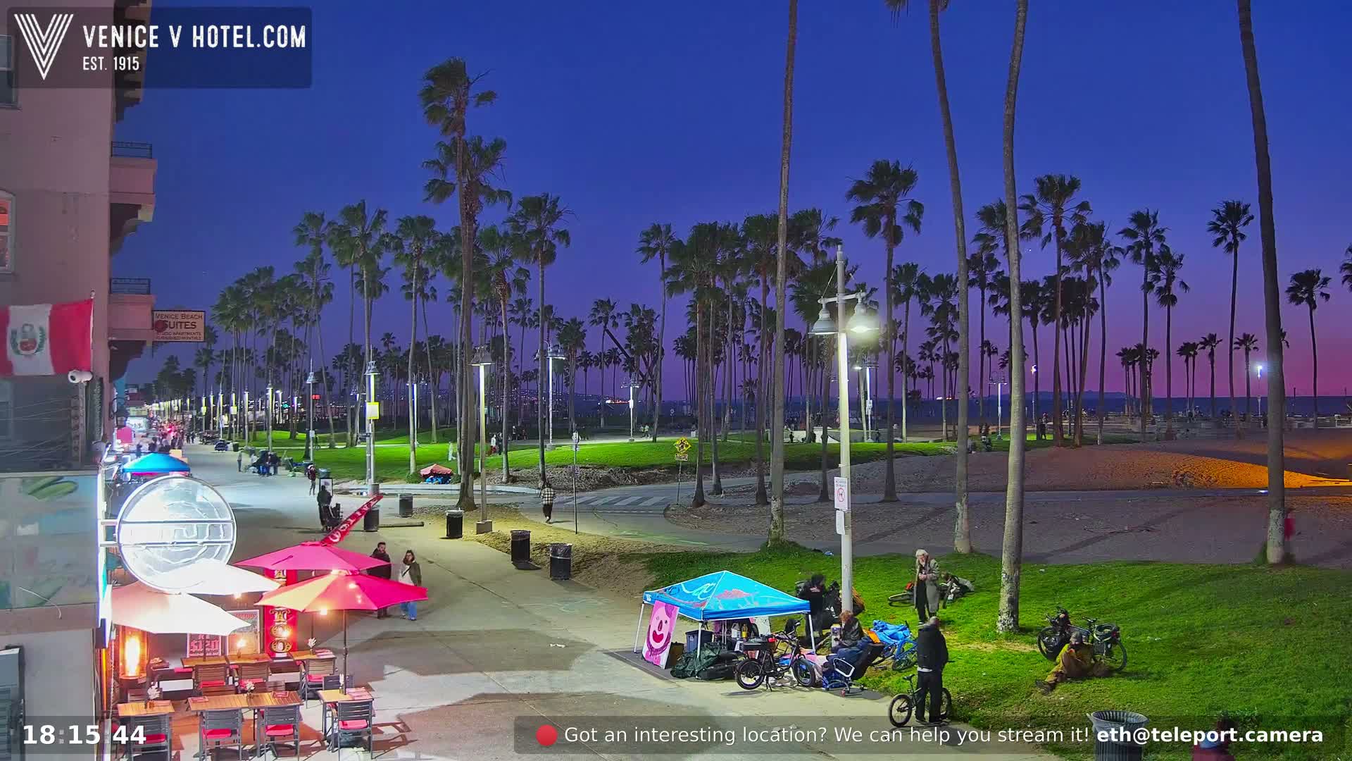 Venice Beach Live Cam - Los Angeles, California, USA