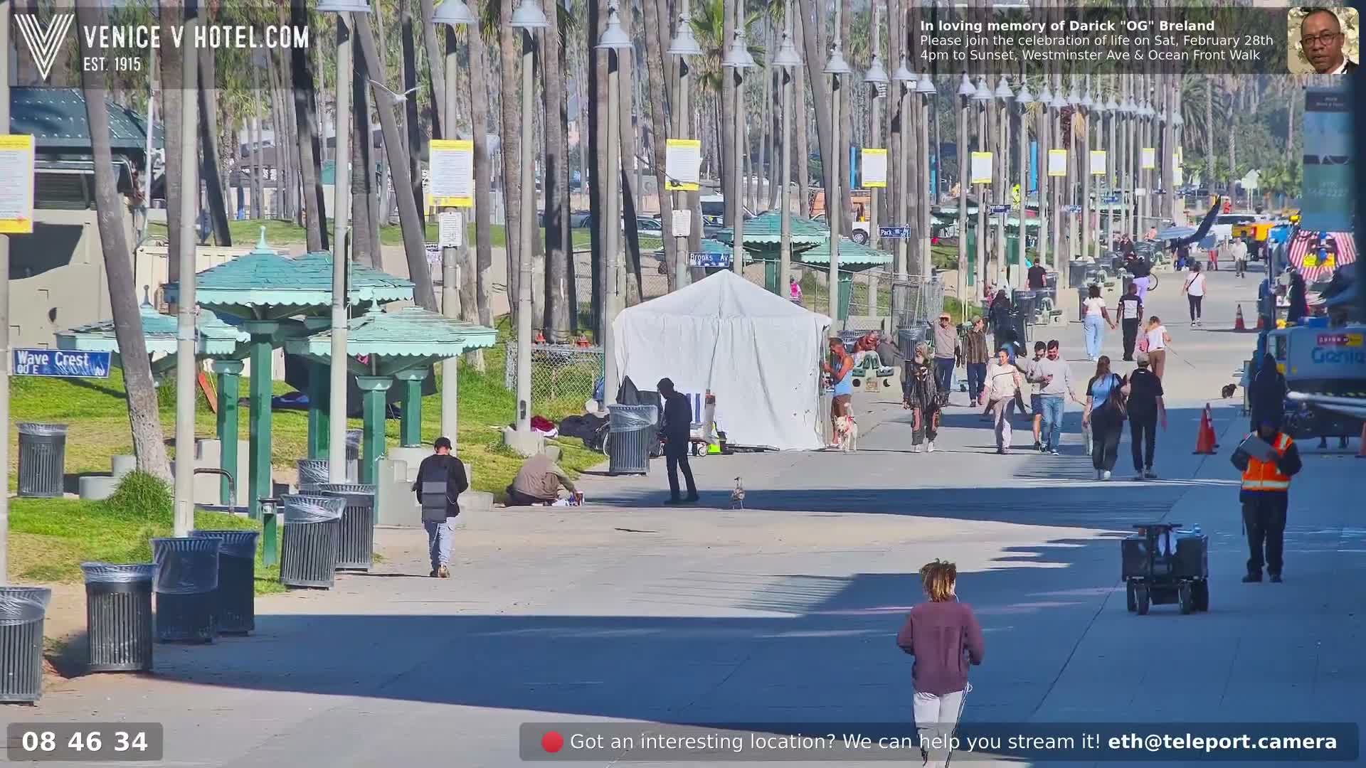 Venice Beach Live Cam - Los Angeles, California, USA