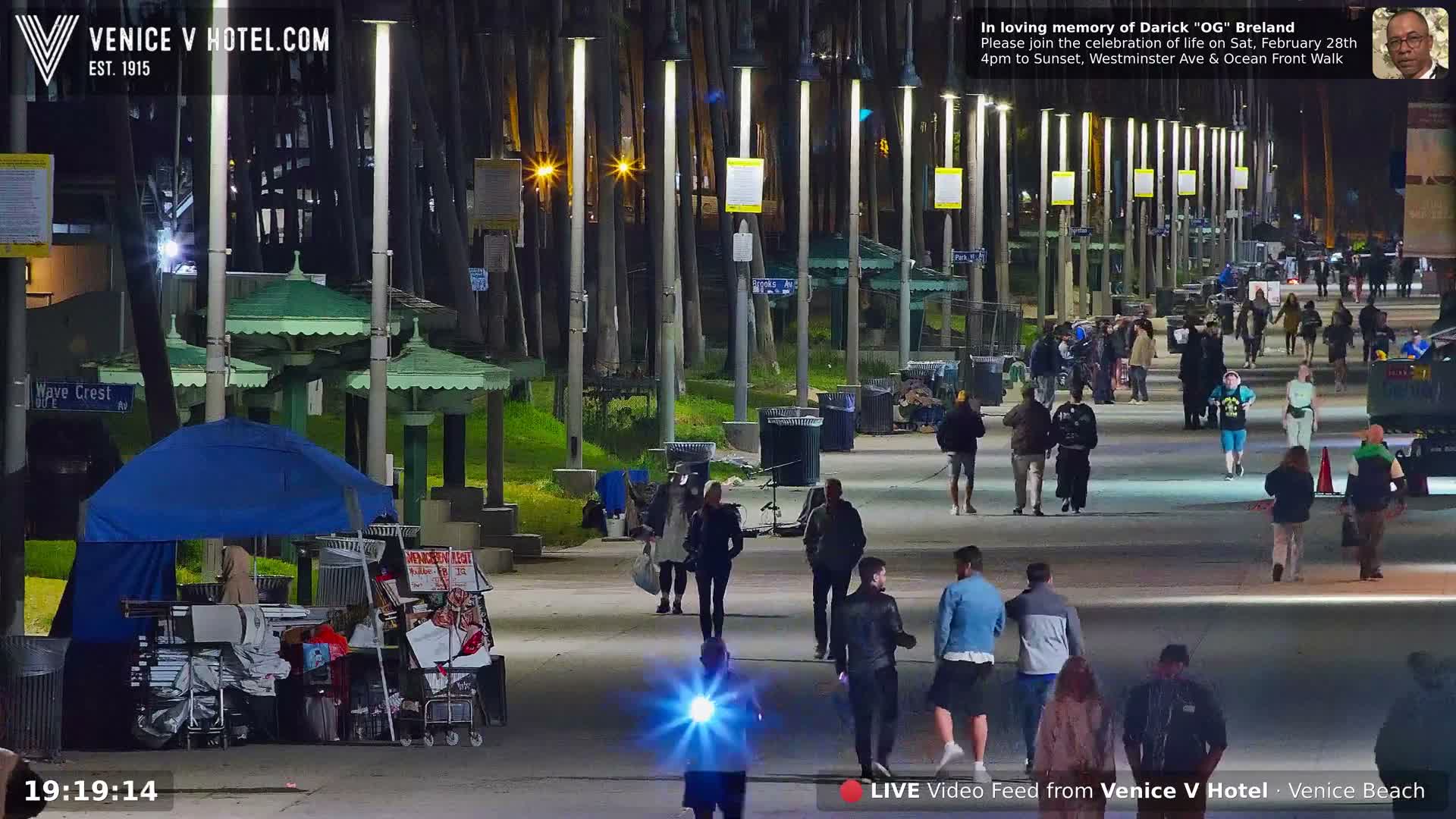 Venice Beach Live Cam - Los Angeles, California, USA