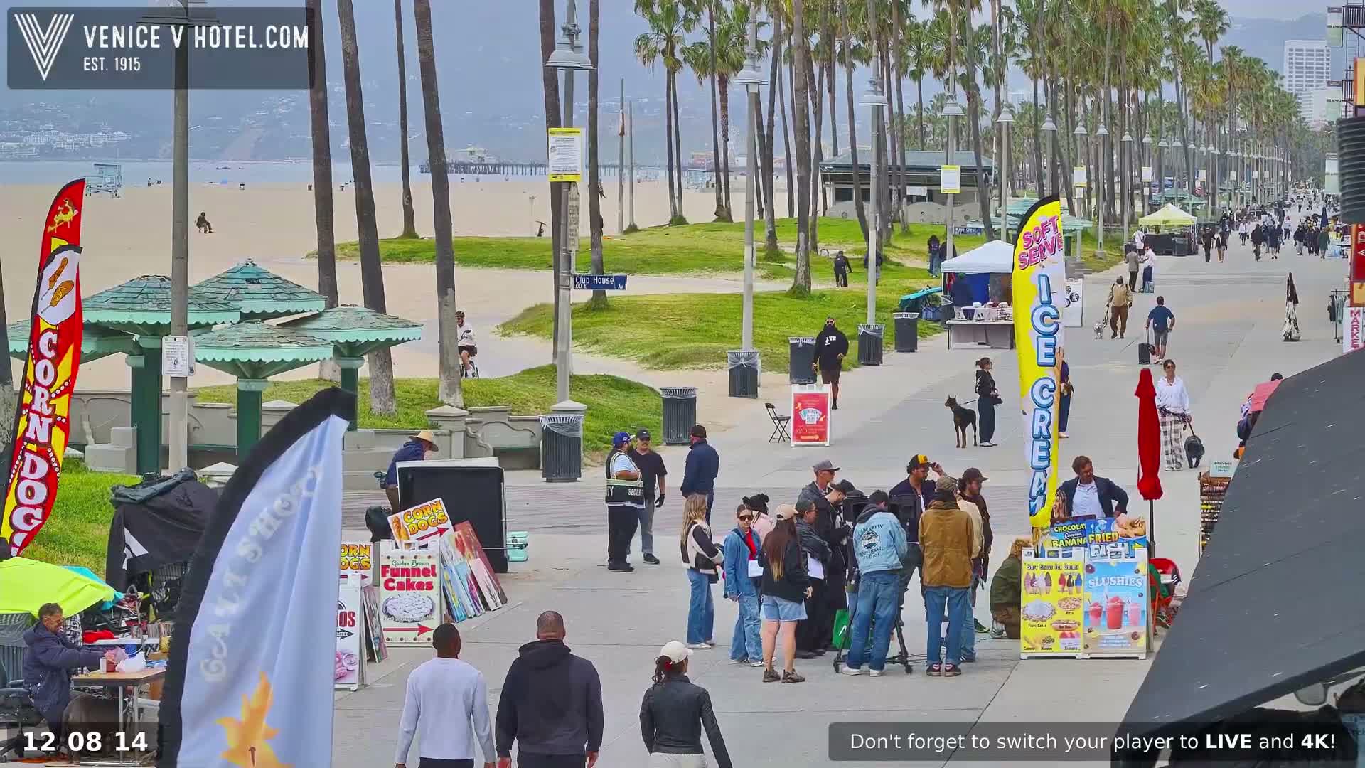 Venice Beach Live Cam - Los Angeles, California, USA