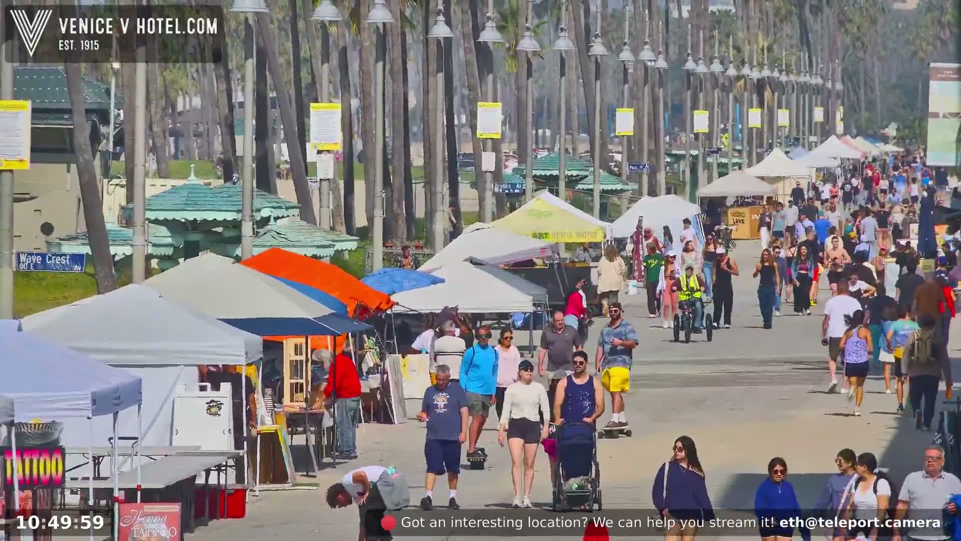Venice Beach Live Cam - Los Angeles, California, USA