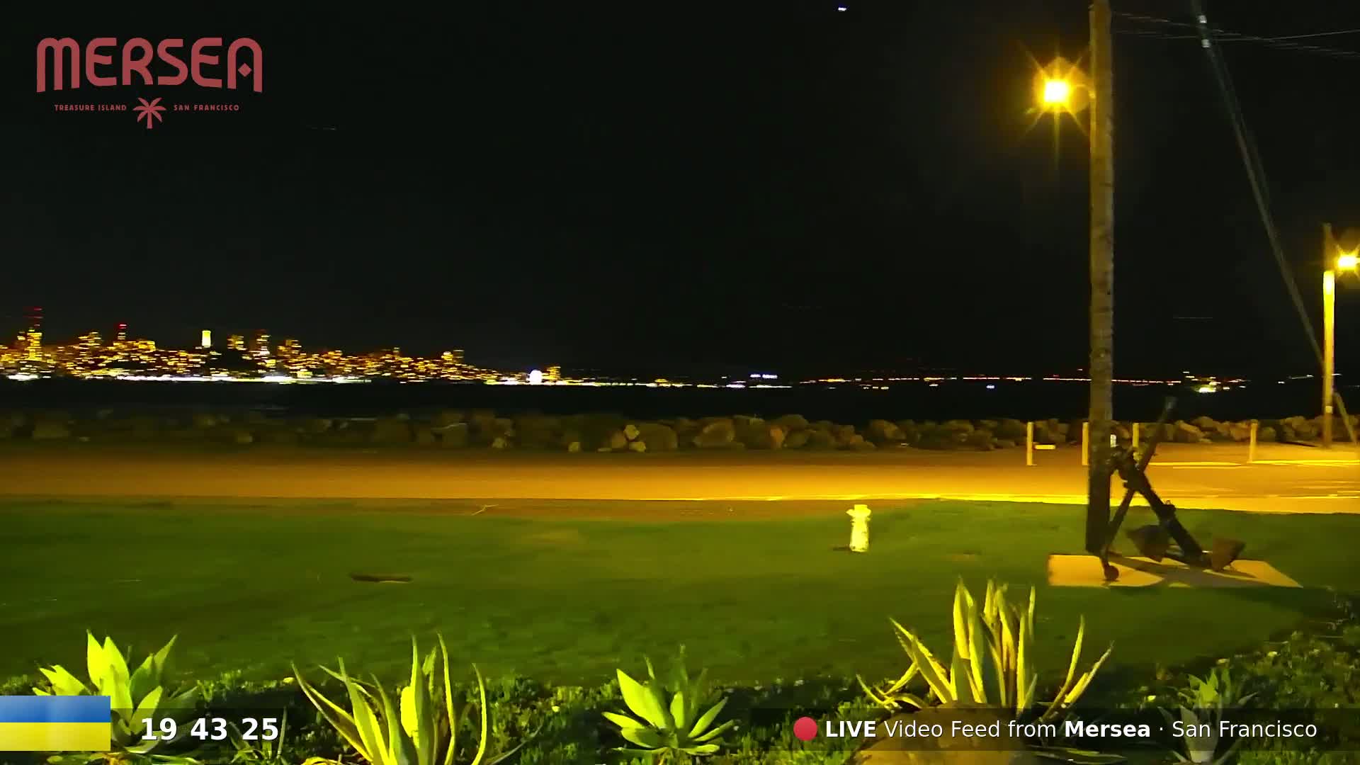 San Francisco City Live Camera from Treasure Island - California, USA