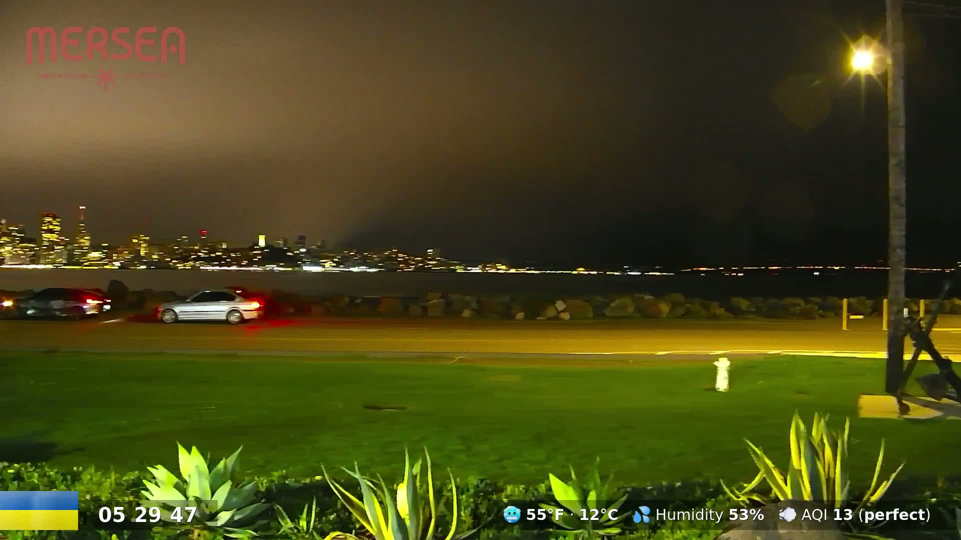 San Francisco City Live Camera from Treasure Island - California, USA