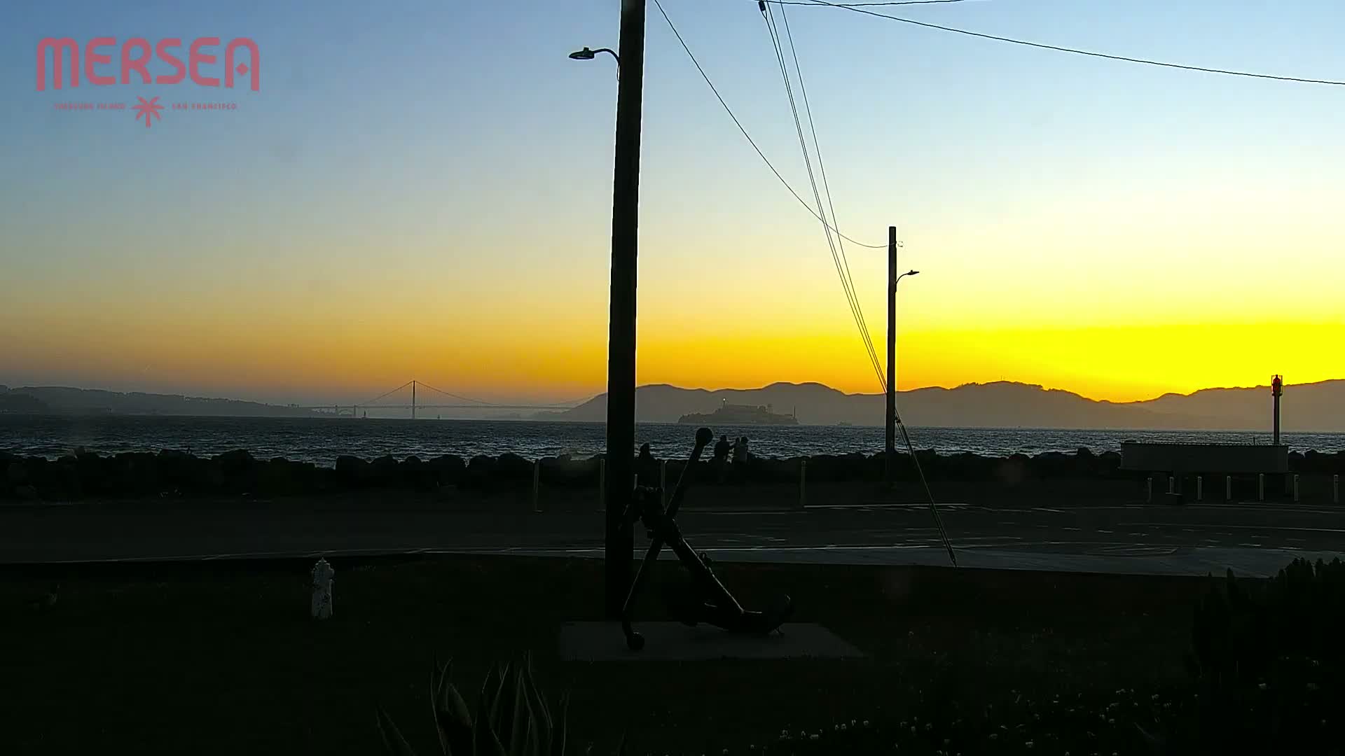 San Francisco City Live Camera from Treasure Island - San Fracisco, California, USA