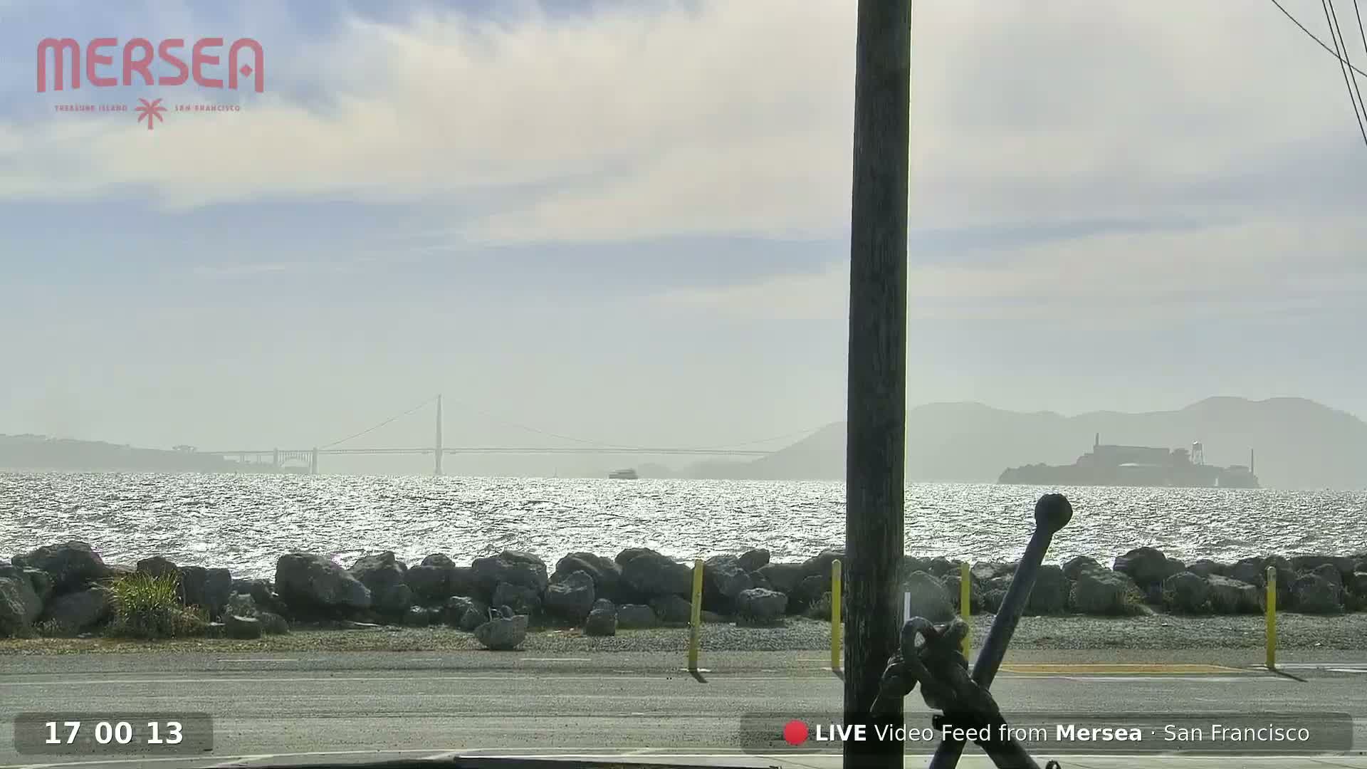 San Francisco City Live Camera from Treasure Island - San Fracisco, California, USA