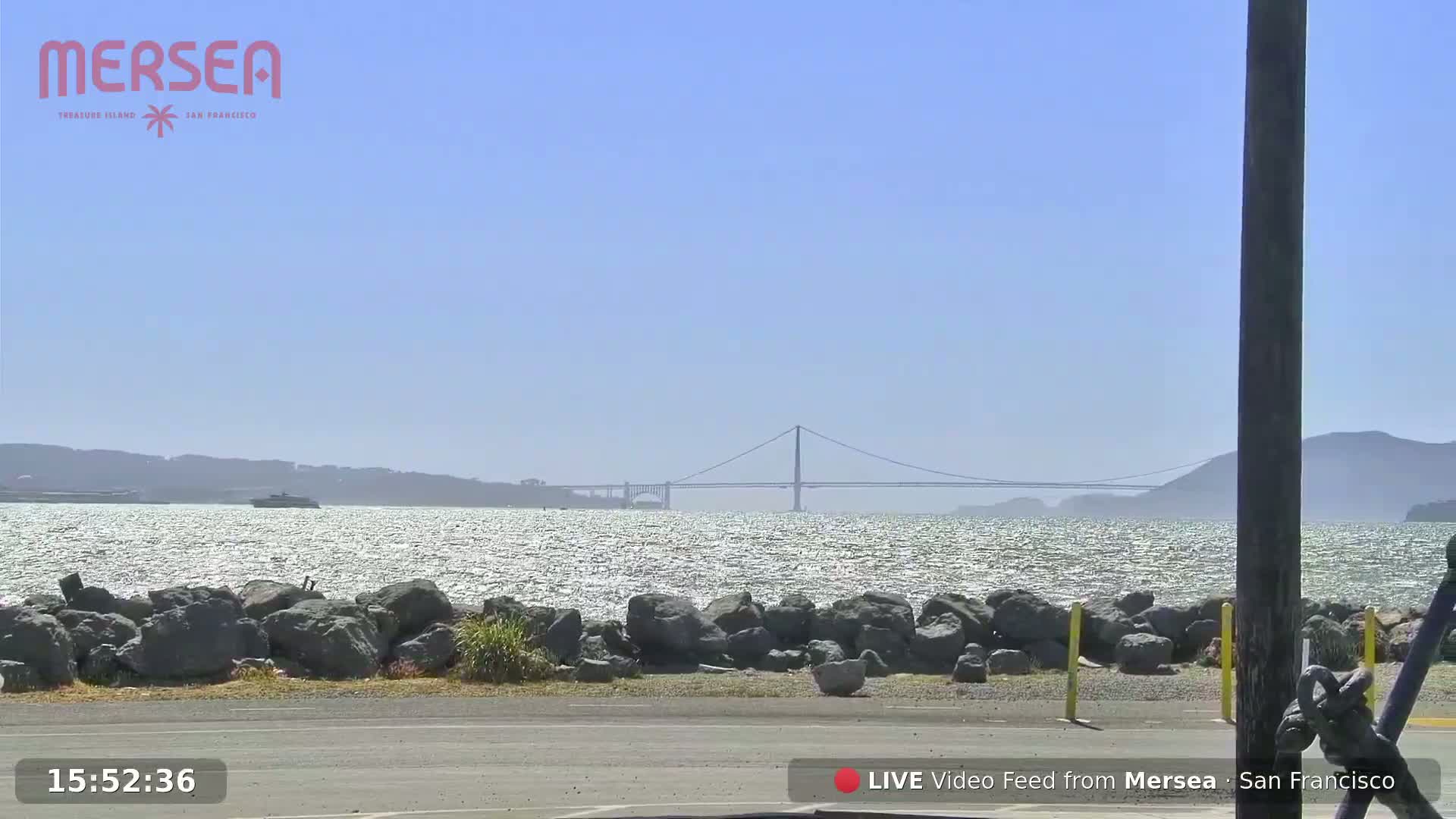 San Francisco City Live Camera from Treasure Island - San Fracisco, California, USA