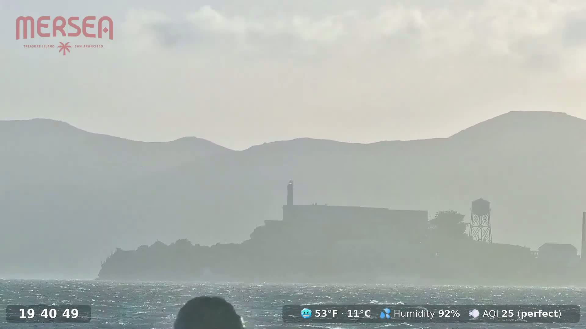 San Francisco City Live Camera from Treasure Island - San Fracisco, California, USA