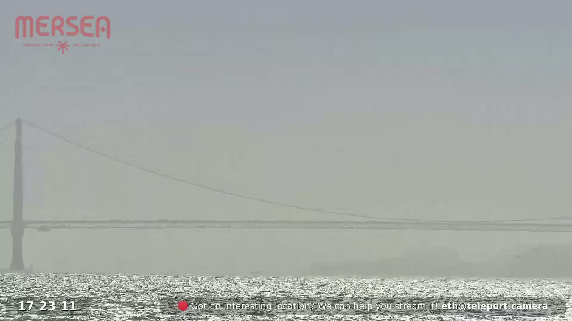 San Francisco City Live Camera from Treasure Island - San Fracisco, California, USA