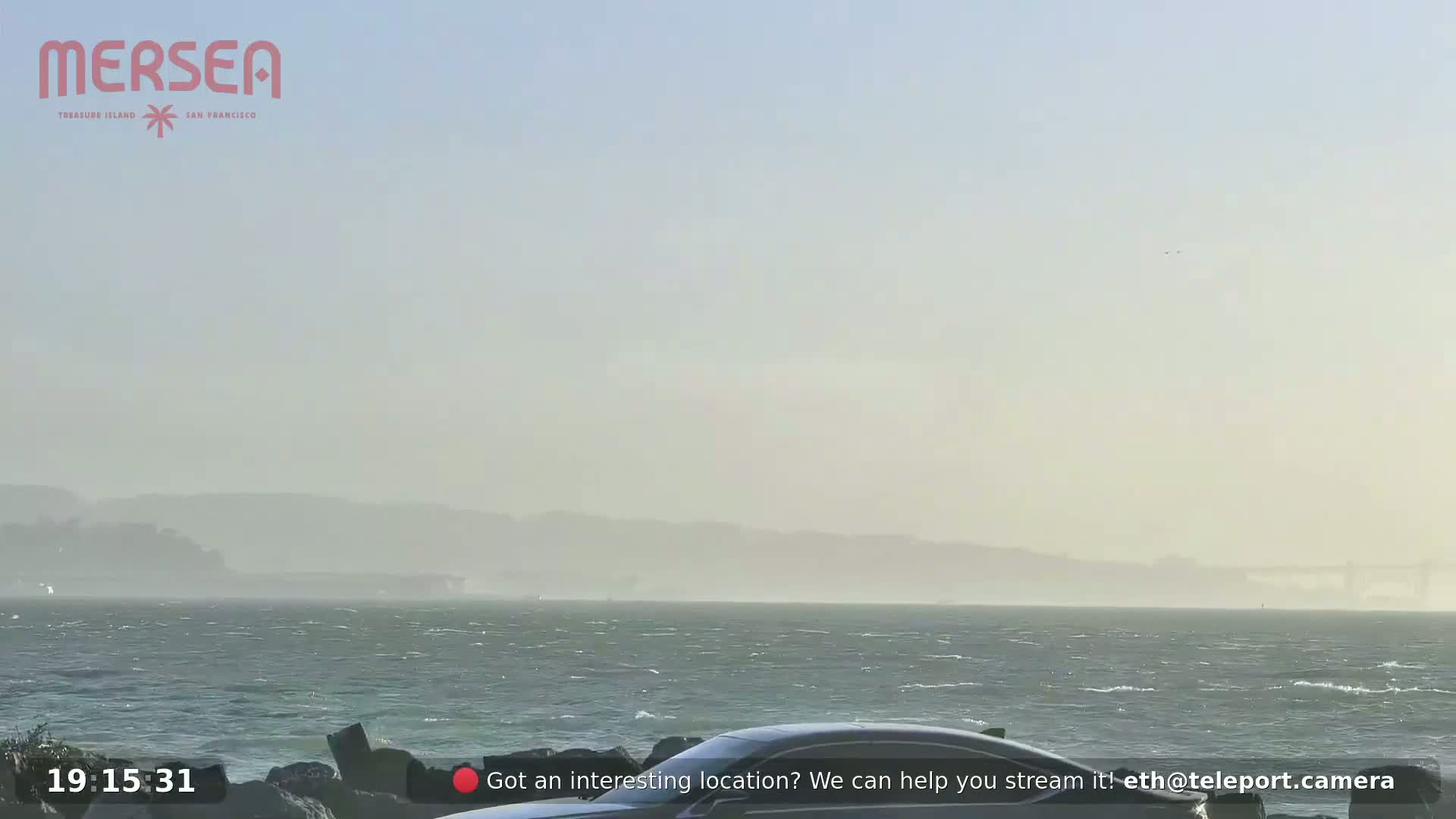 San Francisco City Live Camera from Treasure Island - San Fracisco, California, USA